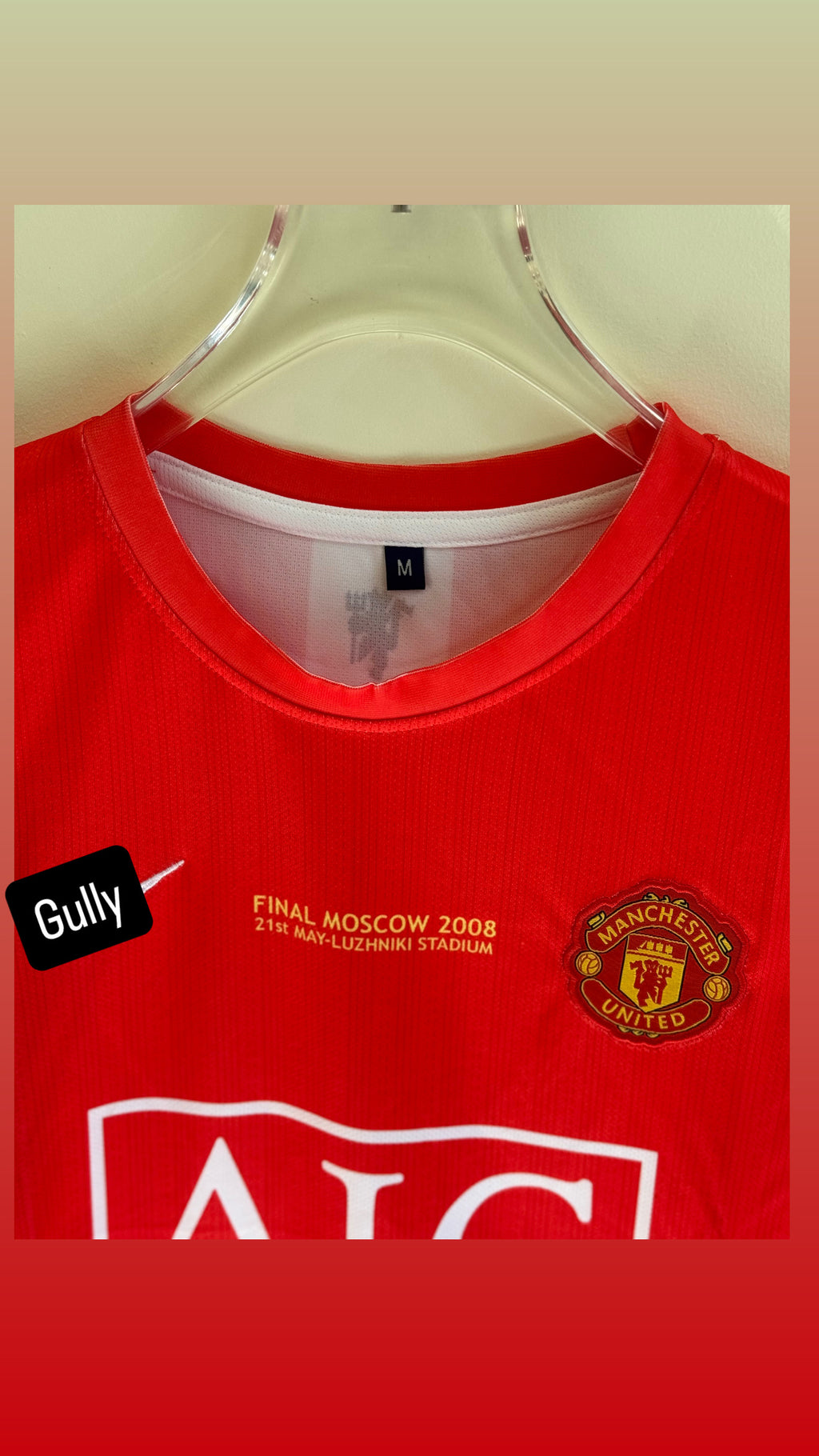 RONALDO UNITED 2008 HOME KIT EMBROIDERY