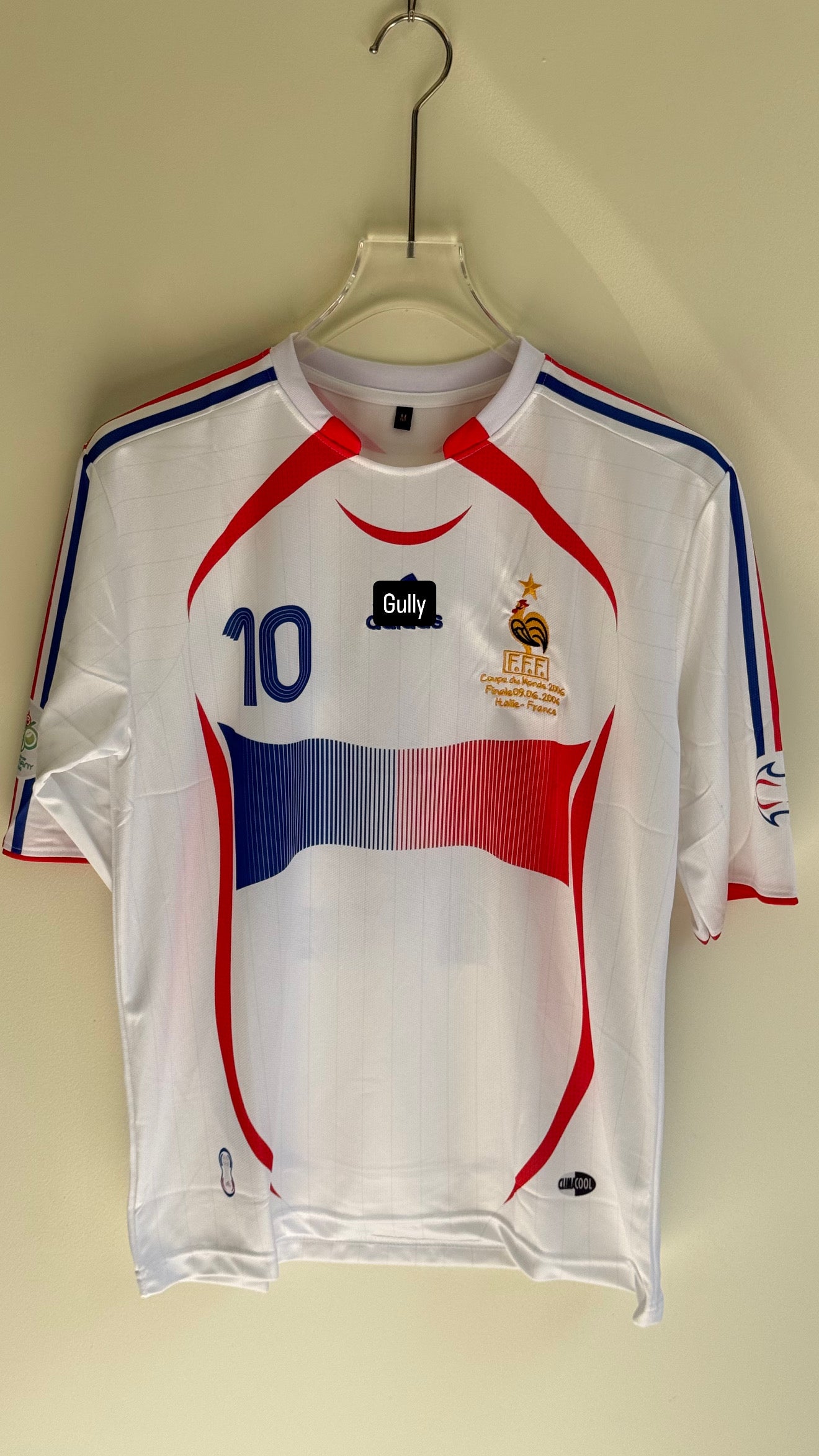 ZIDANE FRANCE FIVE SLEEV EMBROIDERY