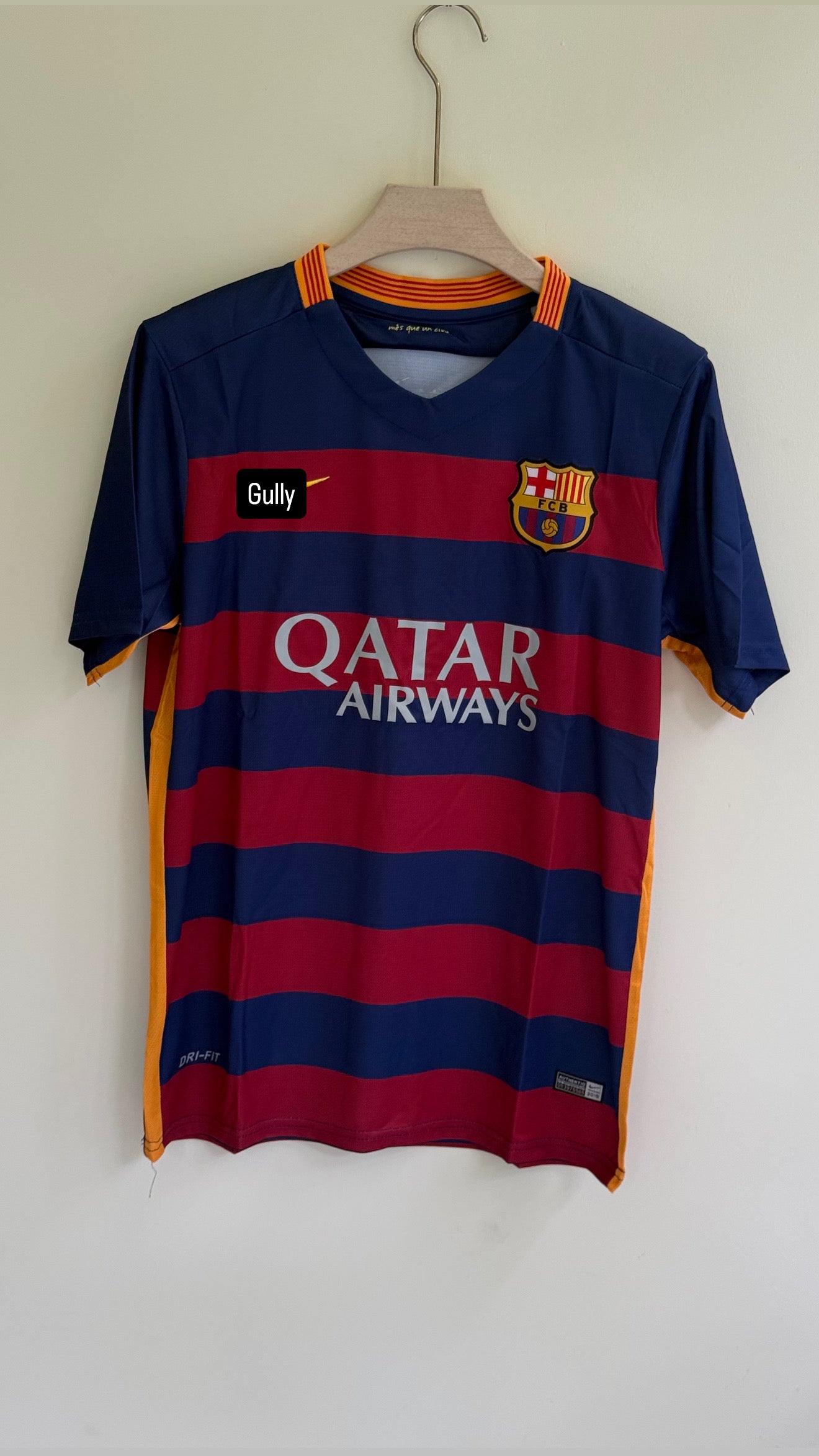 BARCELONA 2015/16 HOME KIT MASTER QUALITY EMBROIDERY