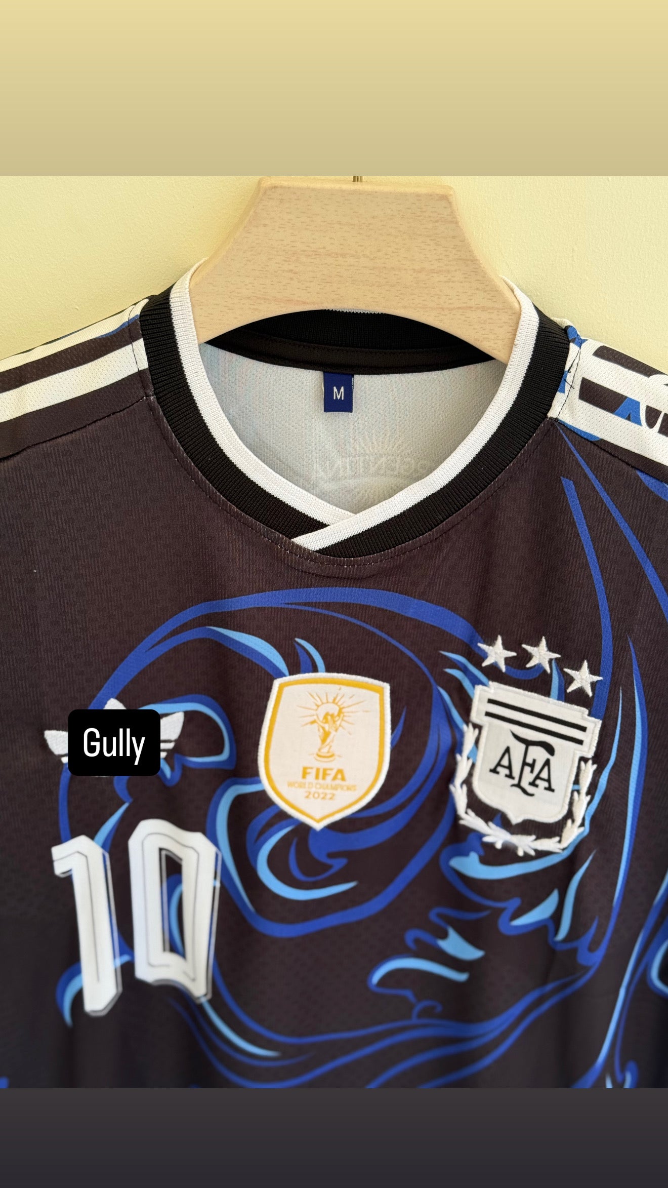 MESSI ARGENTINA 2026 WORLD CUP AWAY KIT EMBROIDERY