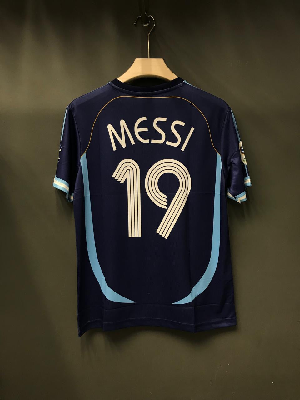 MESSI ARGENTINA 2006 AWAY EMBROIDEY