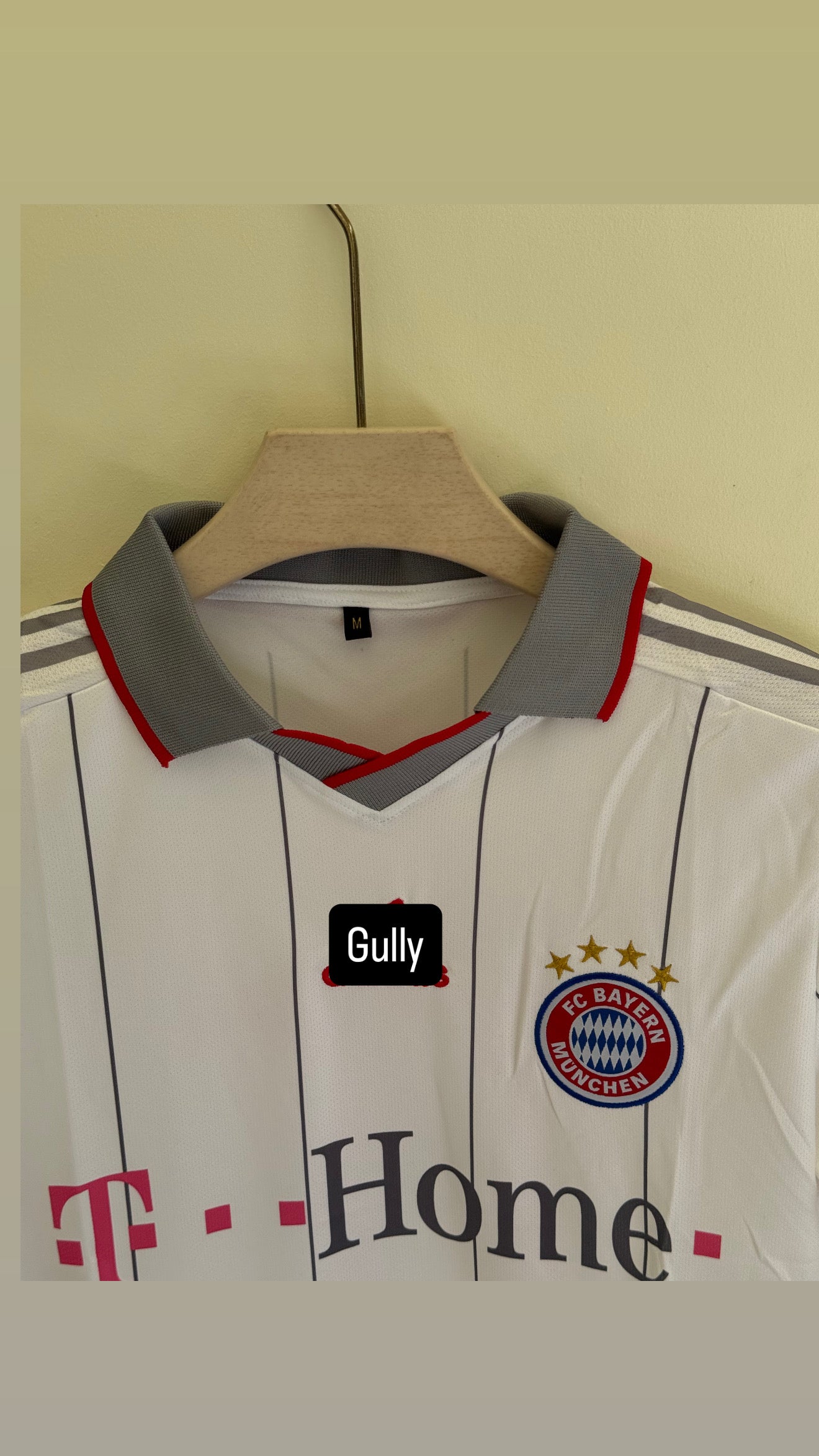 ROBBEN BAYERN MUNICH 2009/10 AWAY POLO EMBROIDERY