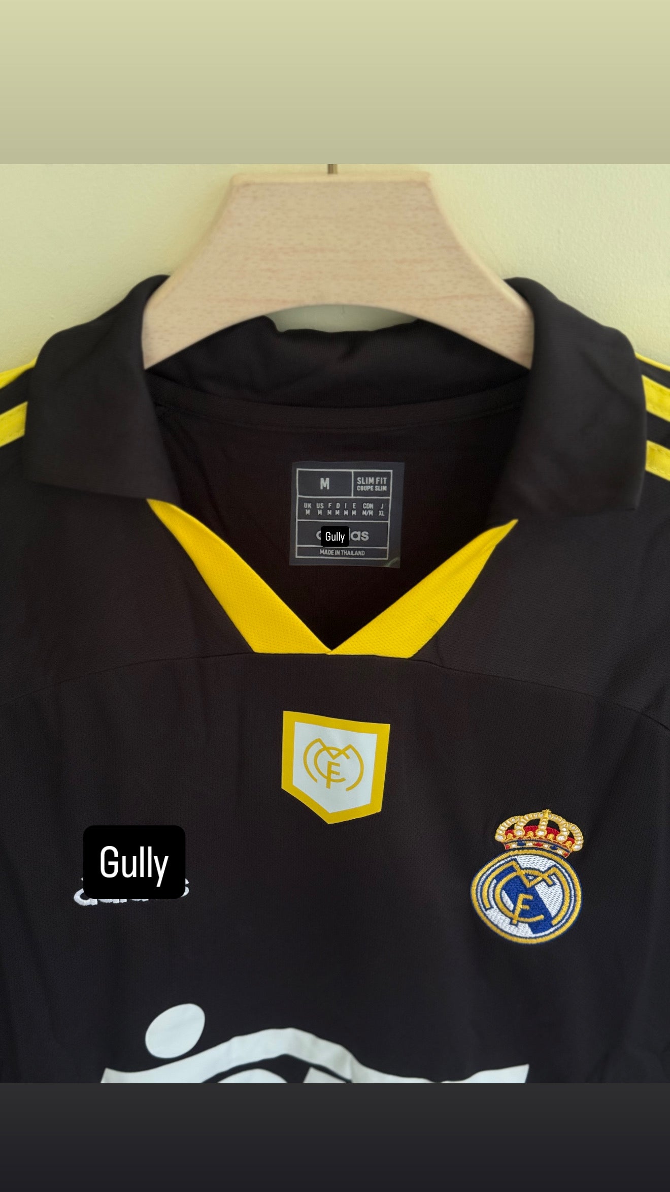 REAL MADRID 1999/2001 AWAY MASTER QUALITY EMBROIDERY