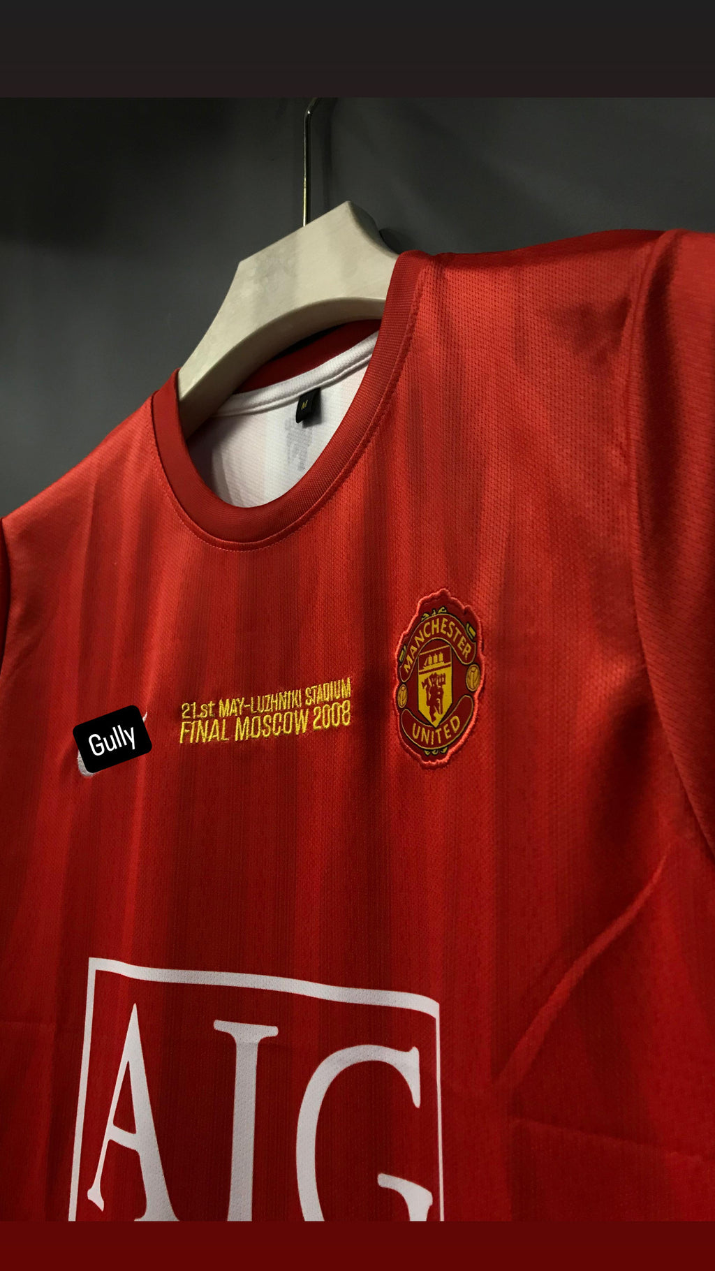 RONALDO UNITED 2008 HOME KIT EMBROIDERY