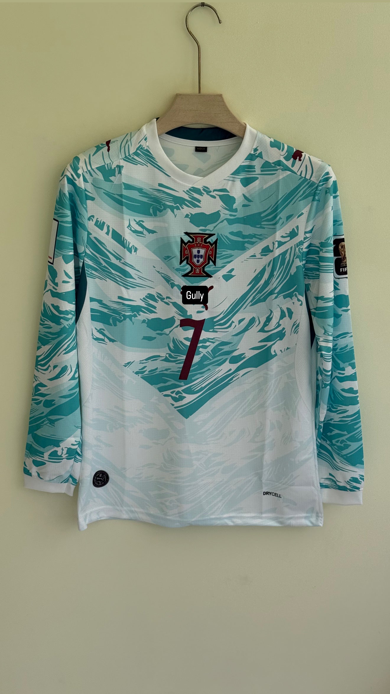 RONALDO PORTUGAL 2026 WORLD CUP AWAY KIT FULL SLEEV EMBROIDERY