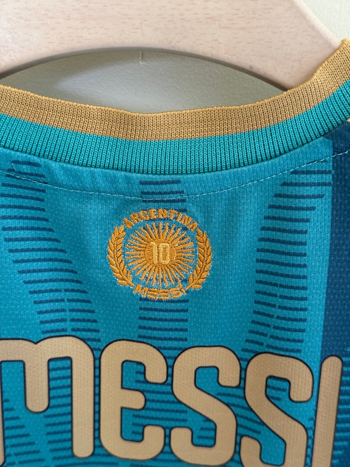 MESSI ARGENTINA GREEN FAREWELL KIT EMBROIDERY