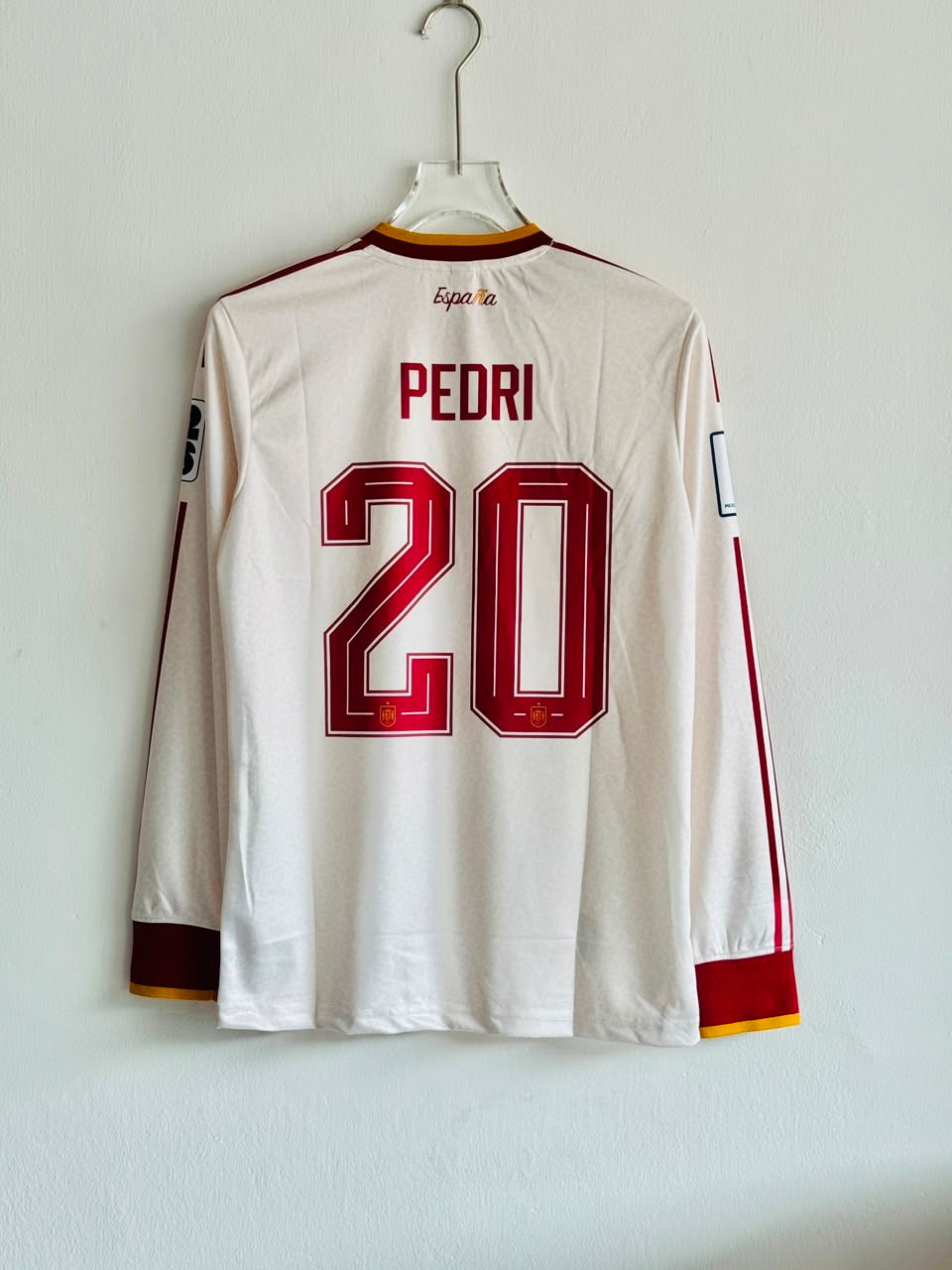 PEDRI SPAIN 2026 WORLD CUP AWAY FULL SLEEV EMBROIDERY