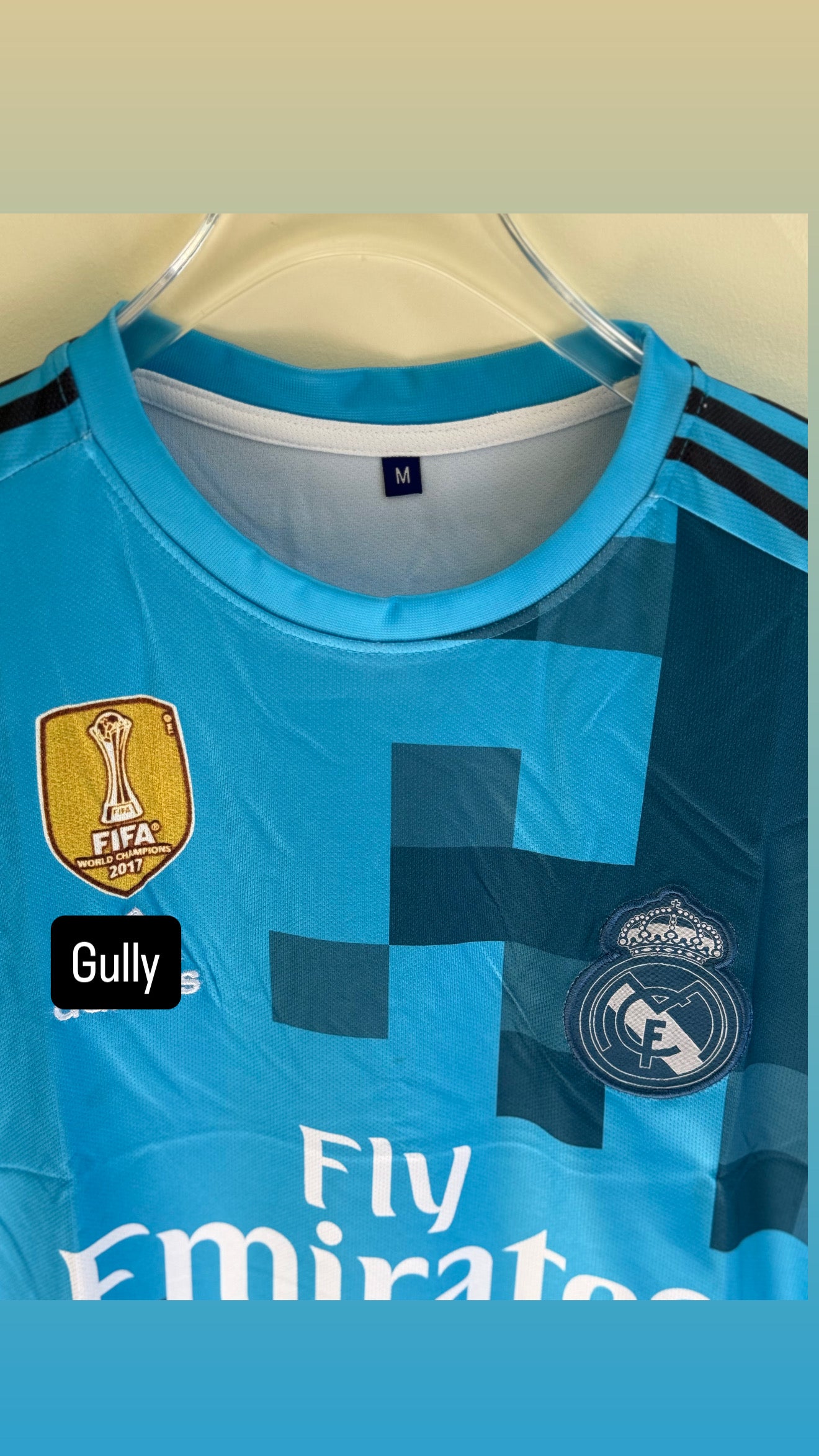 RONALDO REAL MADRID 2016/2017 THIRD KIT EMBROIDERY