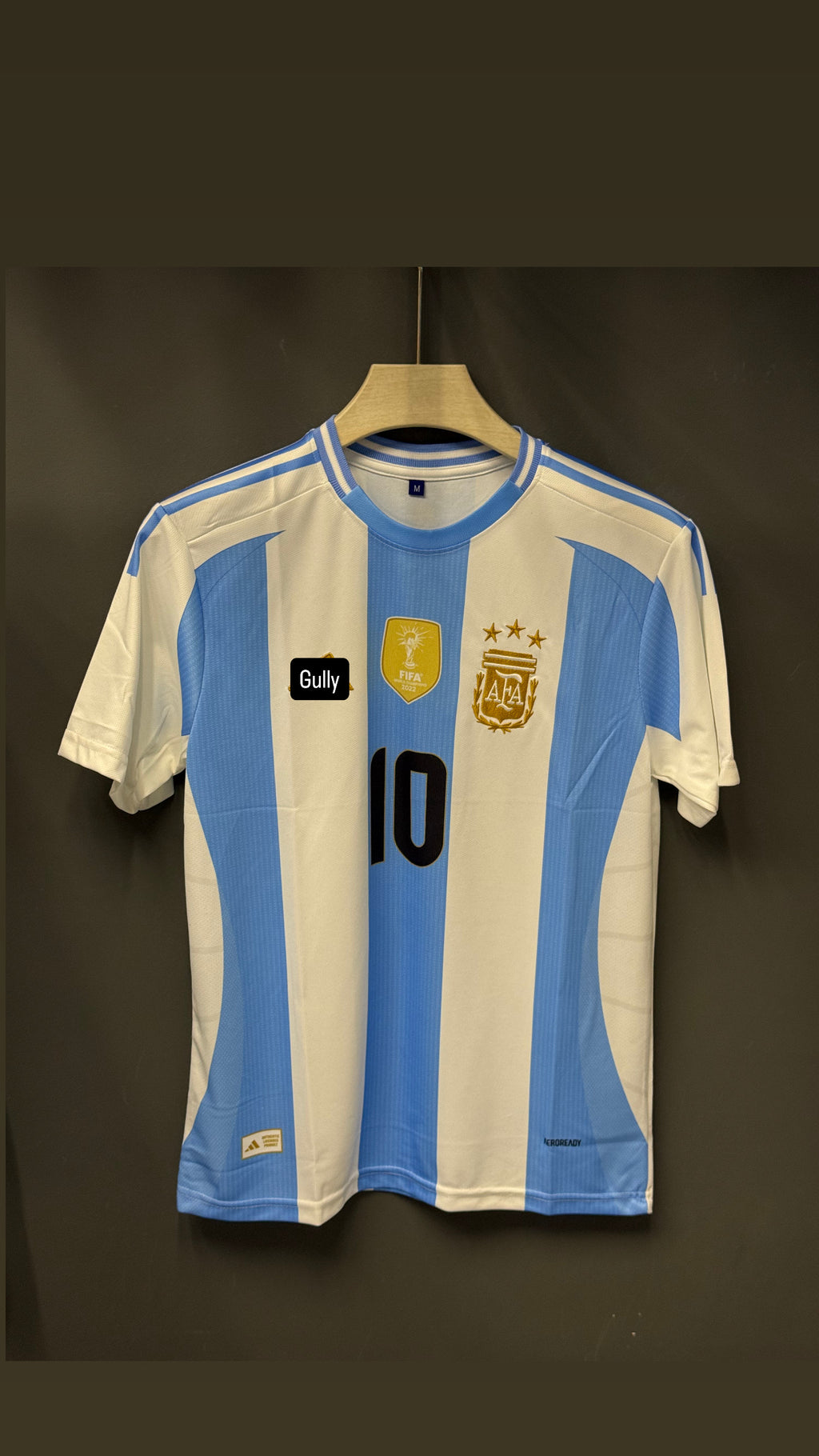 MESSI ARGENTINA 2022 WORLDCUP KIT 3star EMBROIDERY