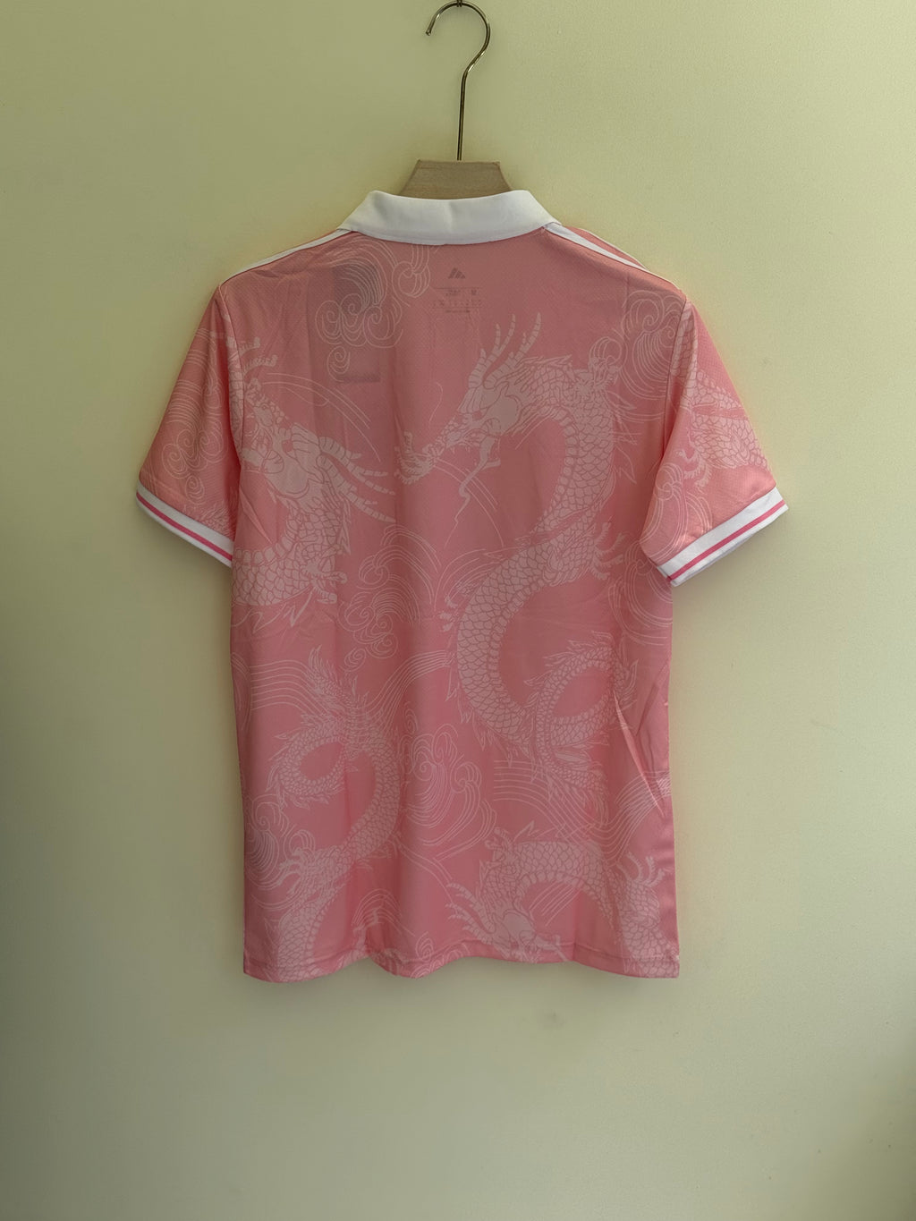 REAL MADRID PINK POLO DRAGON MASTER QUALITY EMBROIDERY