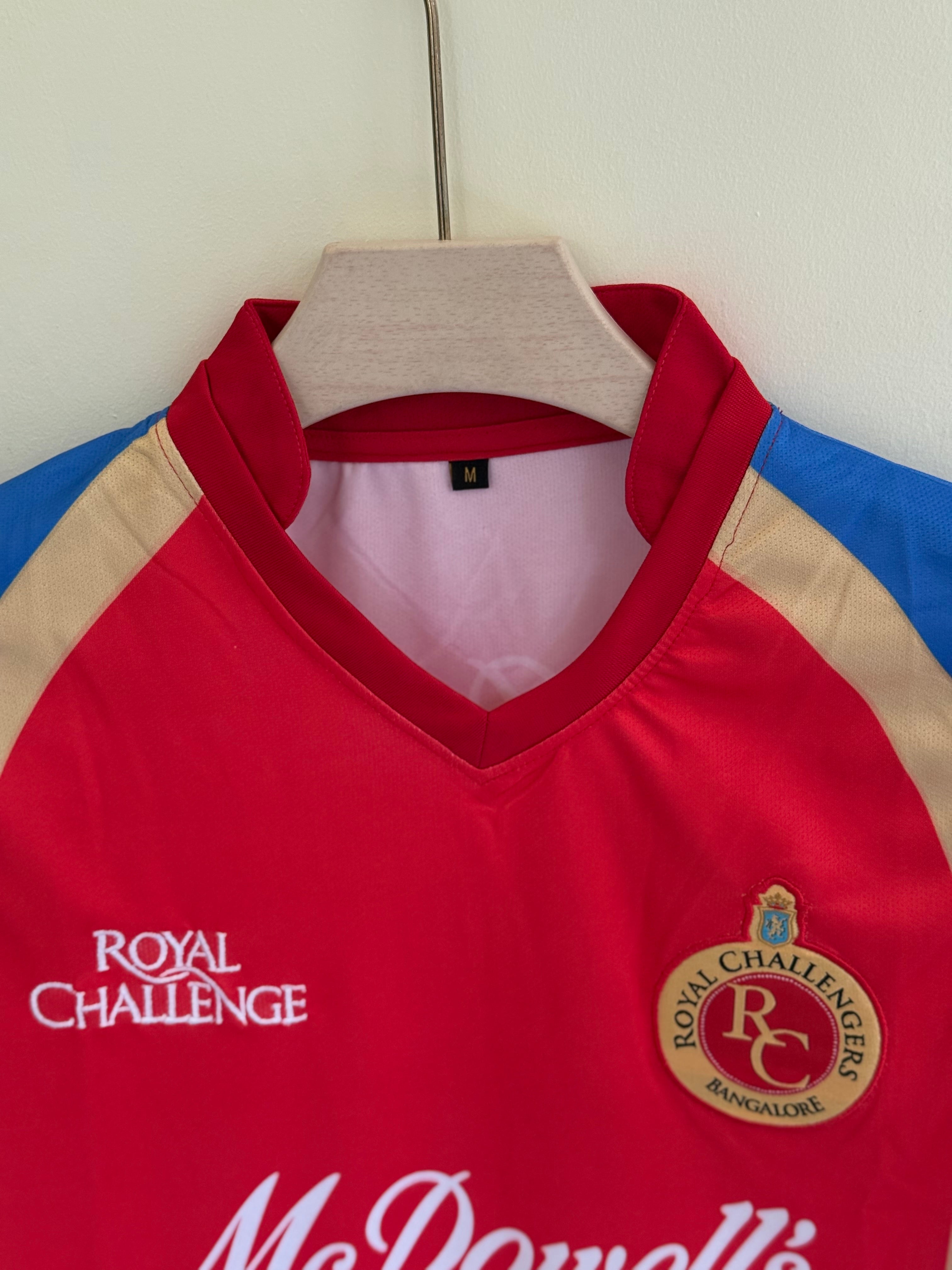 VIRAT KOHLI 2011 RCB HOME KIT EMBROIDERY