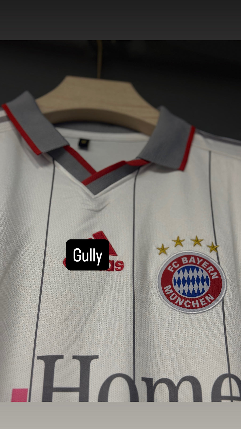 ROBBEN BAYERN MUNICH 2009/10 AWAY POLO EMBROIDERY