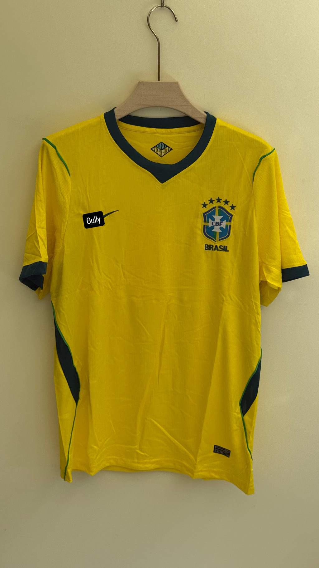BRAZIL WORLD CUP HOME KIT MASTER QUALITY EMBROIDERY