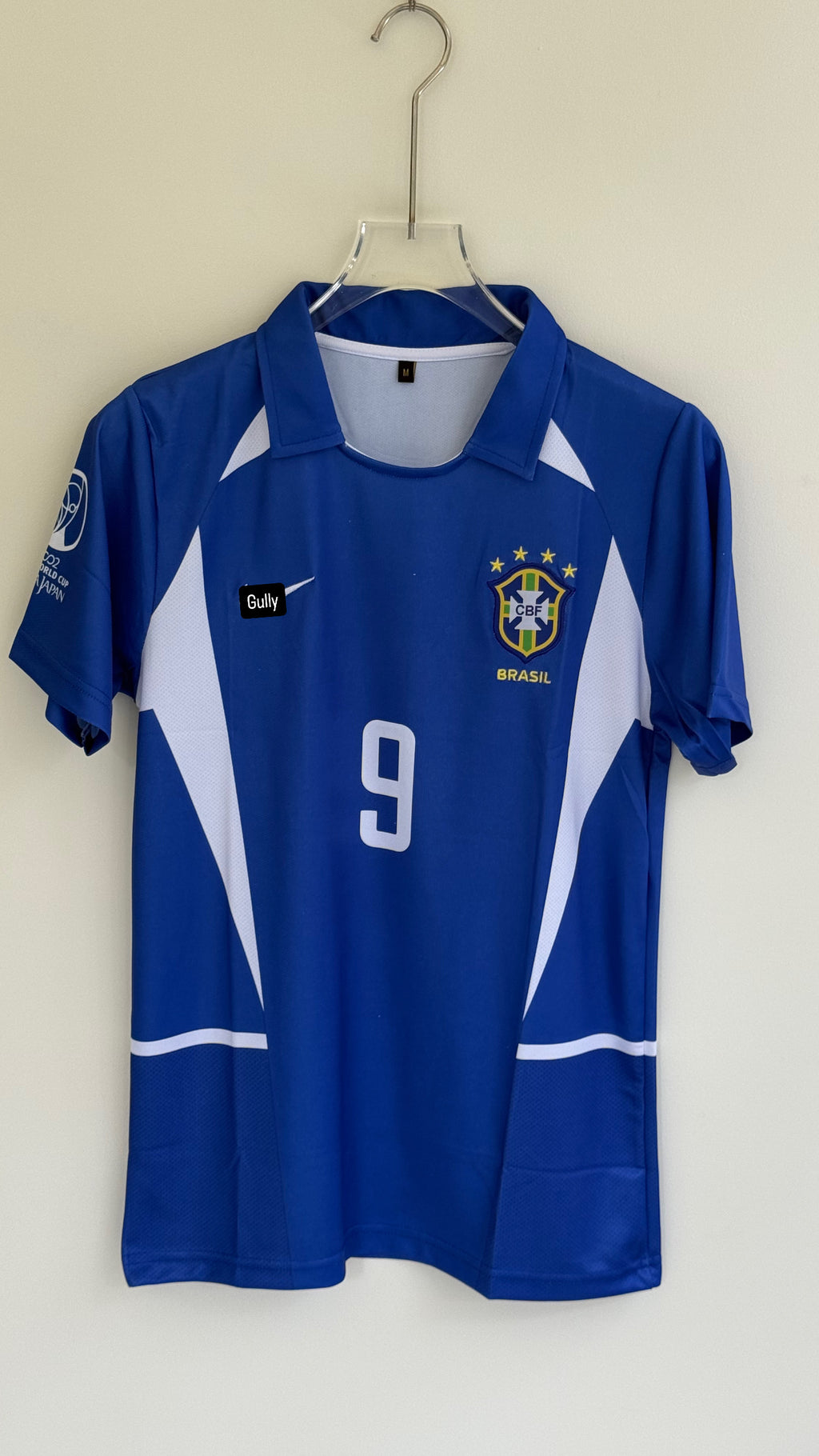 RONALDO BRAZIL 2002 AWAY KIT POLO EMBROIDERY