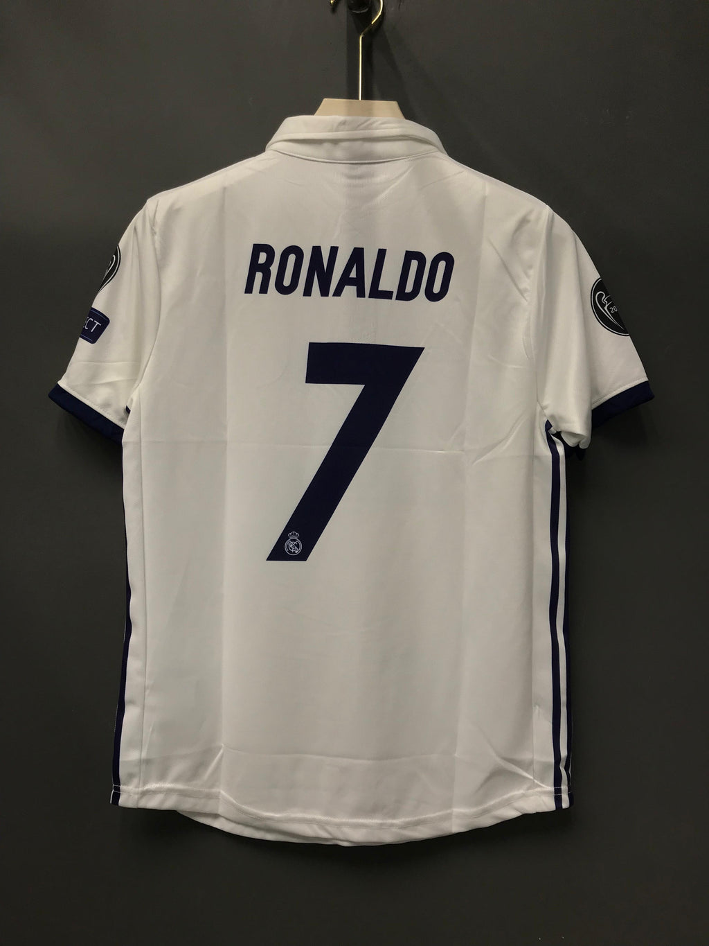 RONALDO REAL MADRID 2016 HOME KIT POLO EMBROIDERY