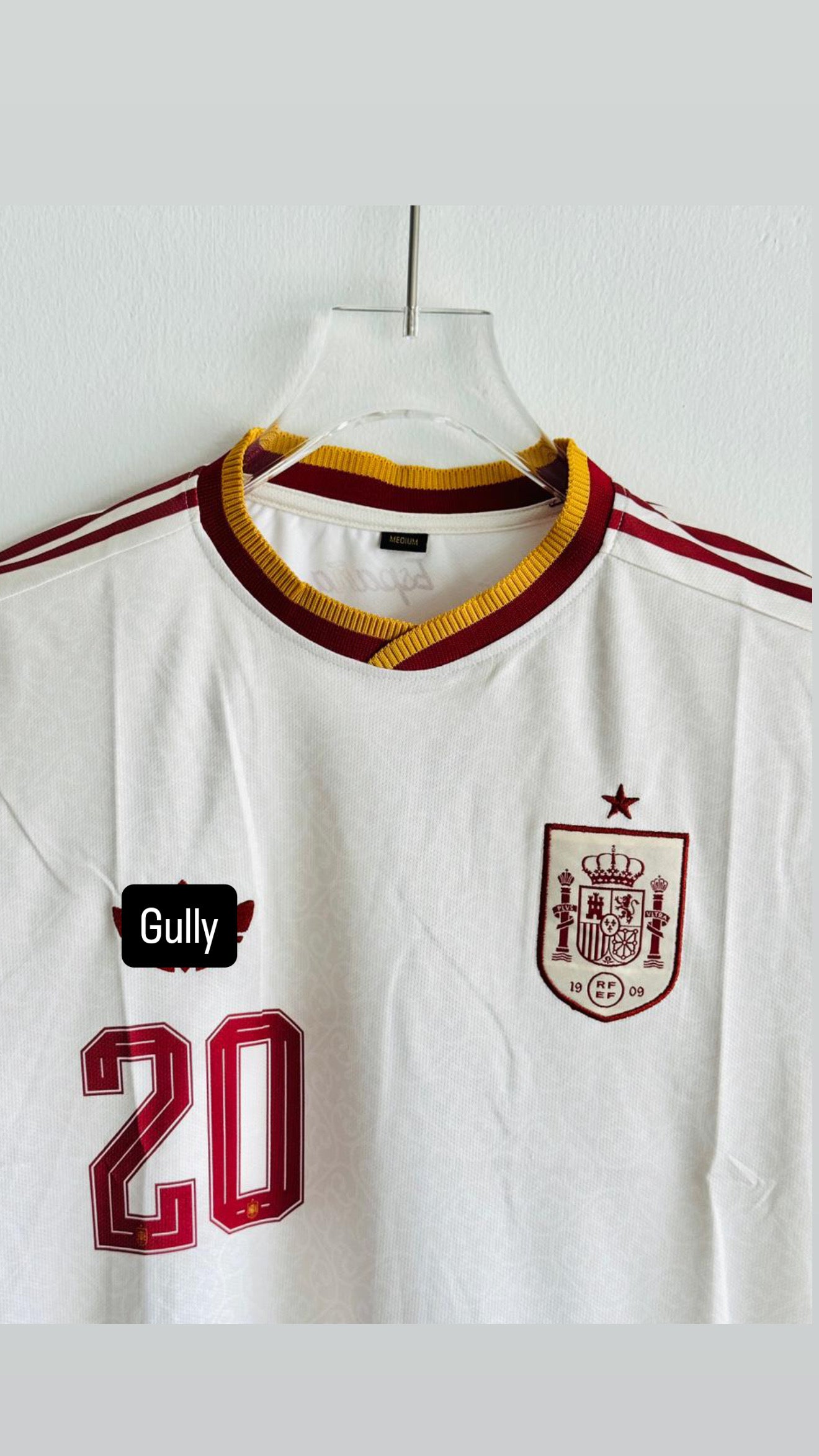 PEDRI SPAIN WORLD CUP 2026 AWAY KIT EMBROIDERY