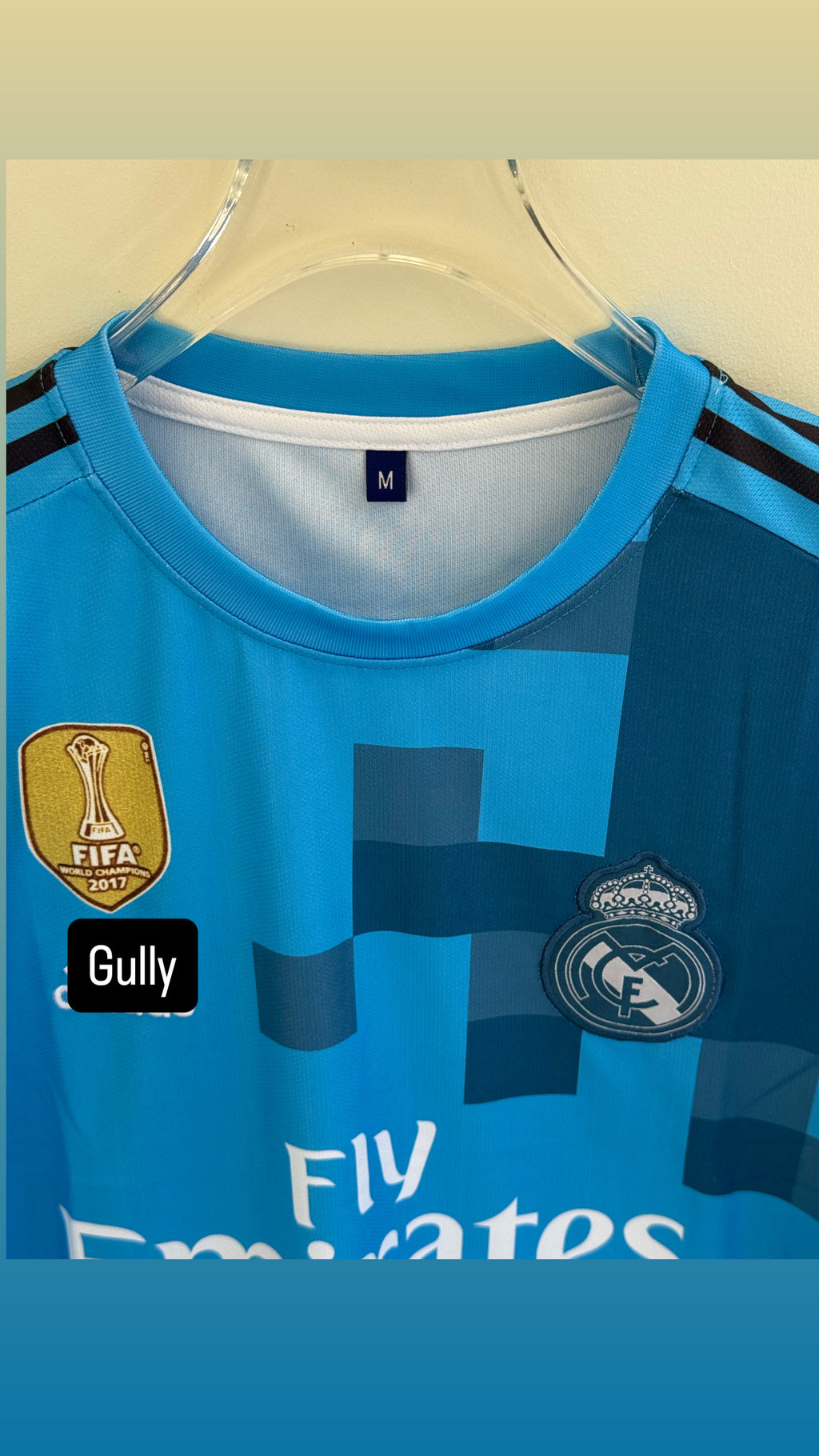 RONALDO REAL MADRID 2017 THIRD KIT FULL SLEEV EMBROIDERY