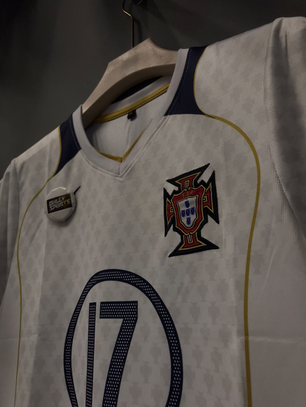 RONALDO PORTUGAL 2004 AWAY KIT EMBROIDERY