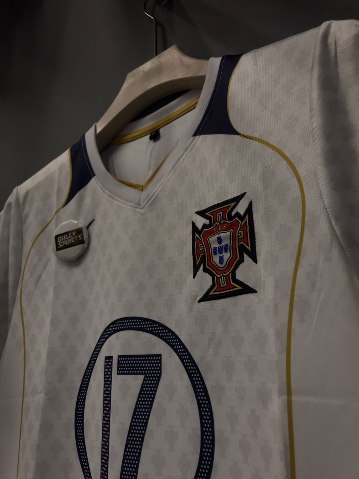 RONALDO PORTUGAL 2004 AWAY KIT EMBROIDERY