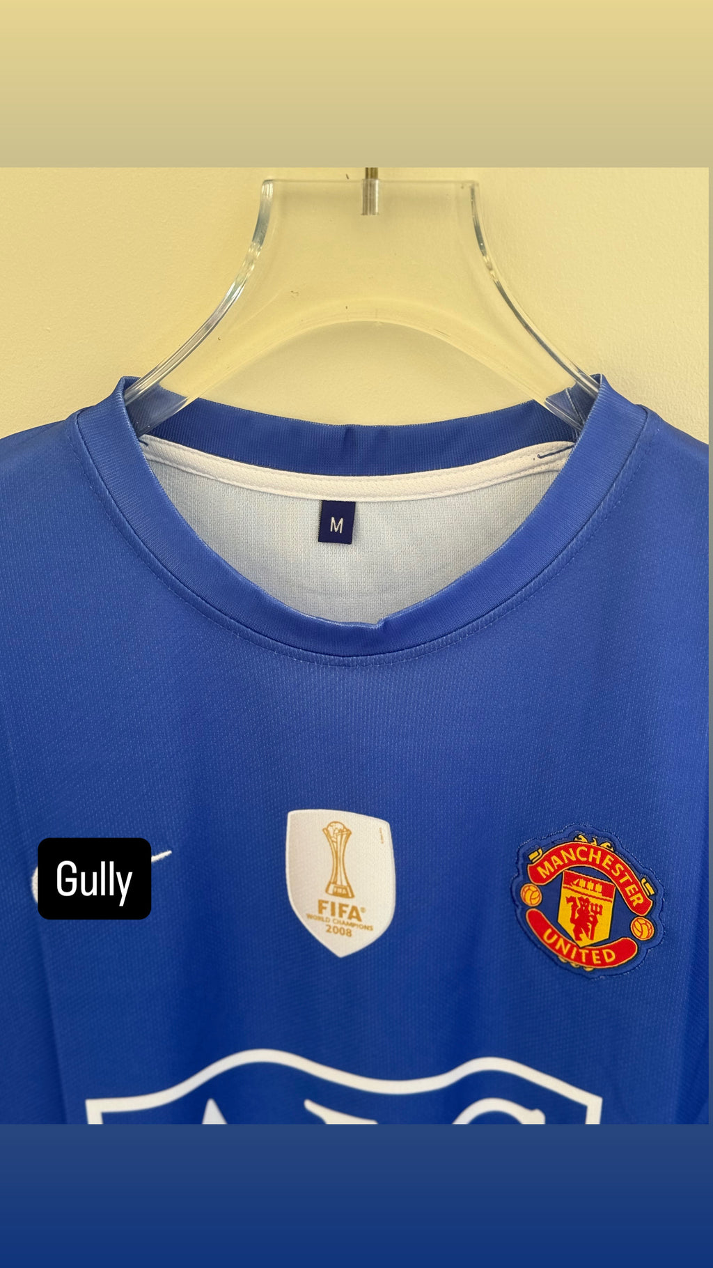 RONALDO UNITED 2008 3rd KIT FULL SLEEV EMBROIDERY