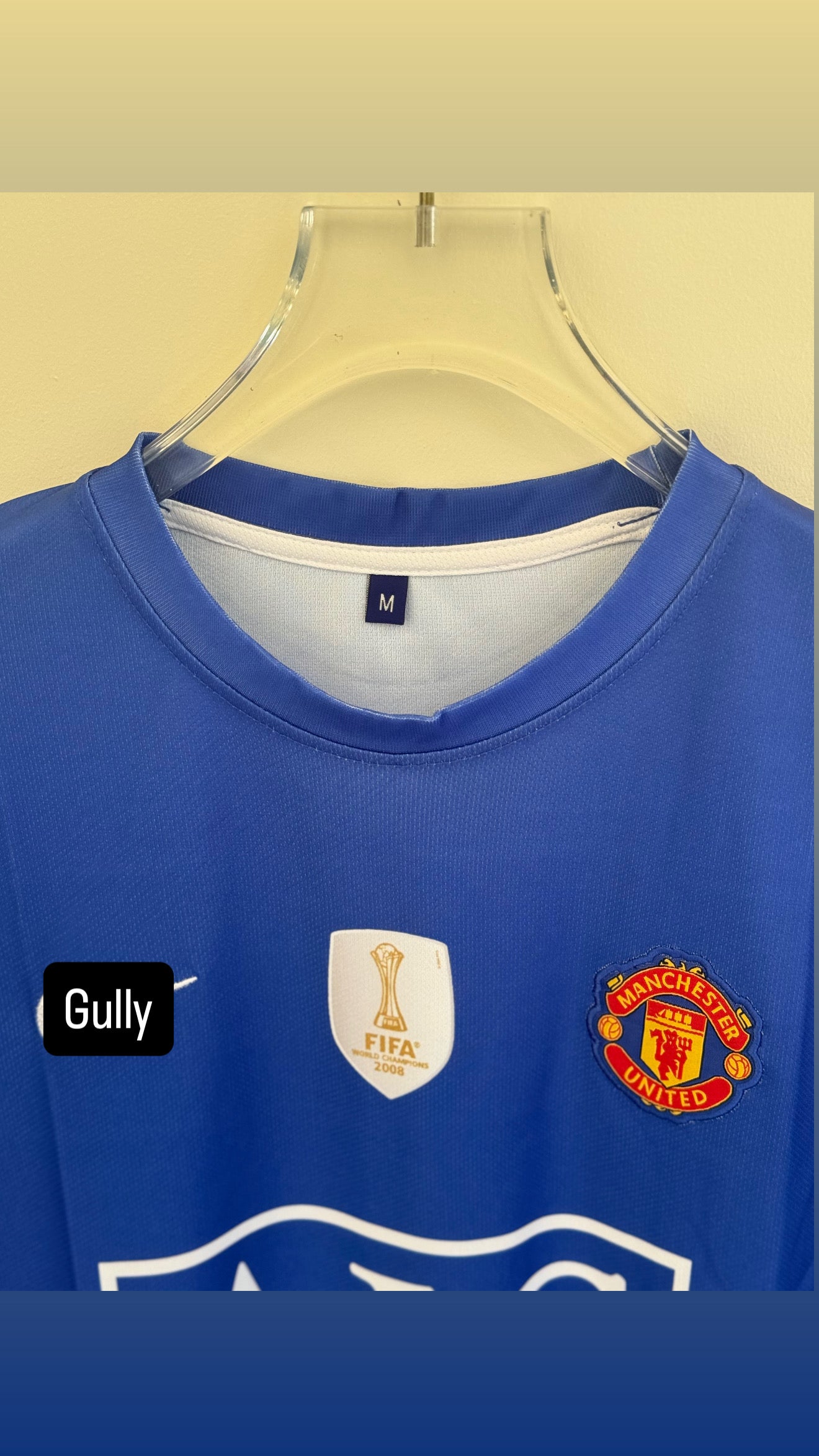 RONALDO UNITED 2008 3rd KIT FULL SLEEV EMBROIDERY