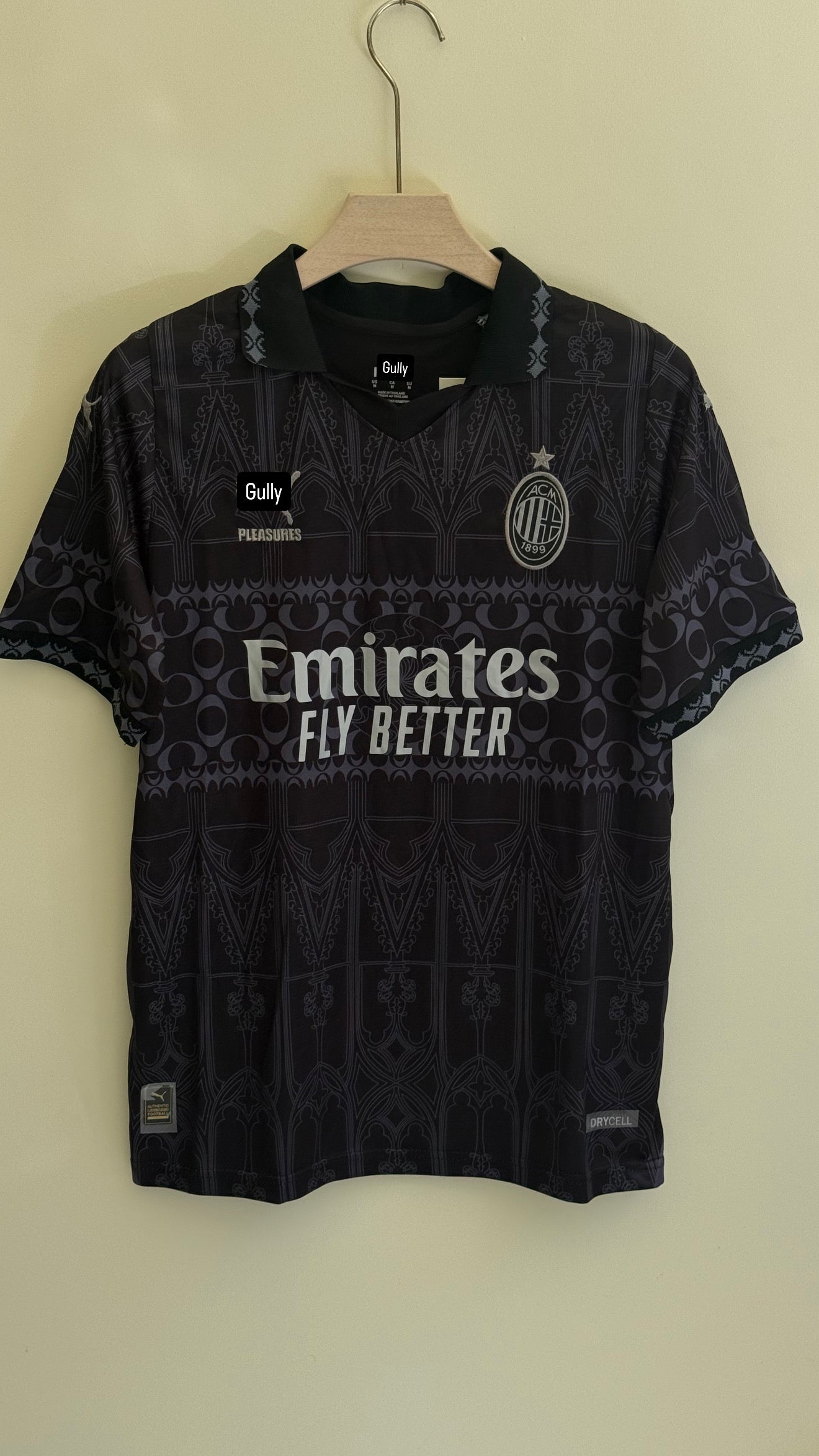 AC MILAN 24/25 4th KIT POLO MASTER QUALITY EMBROIDERY