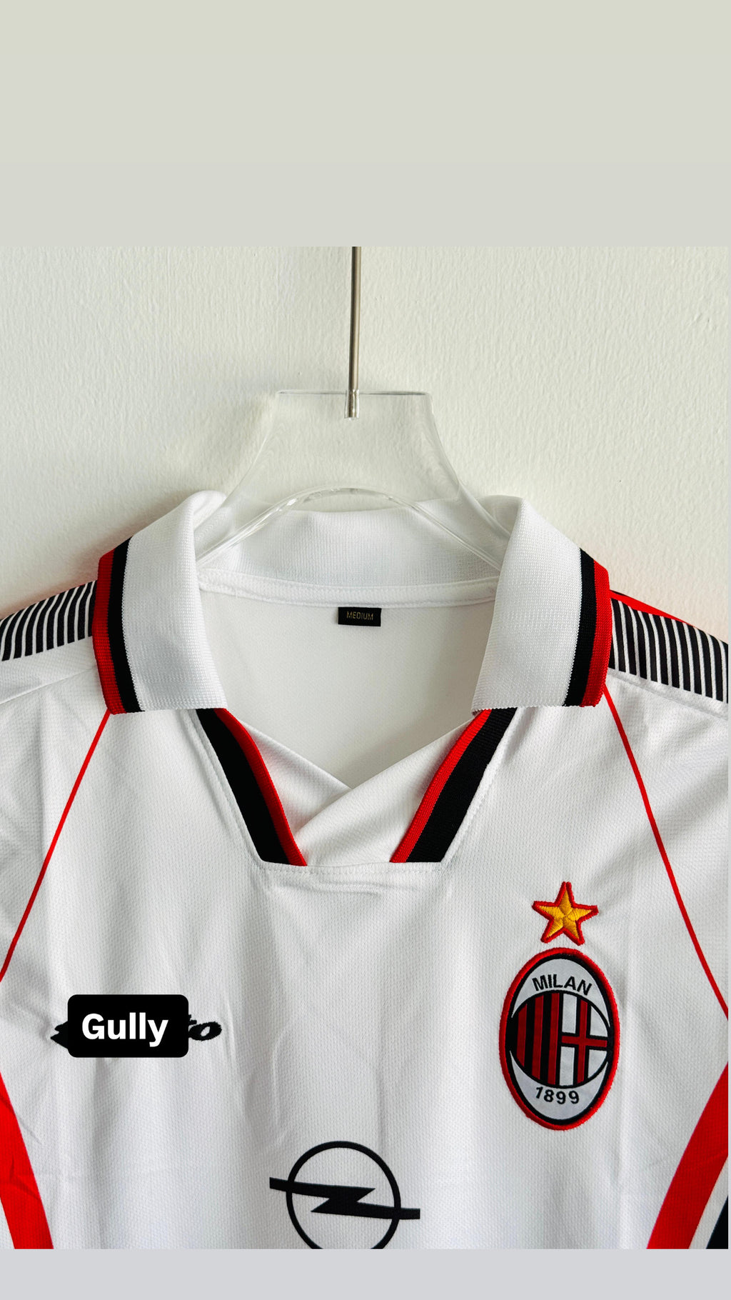 MALDINI AC MILAN AWAY KIT POLO EMBROIDERY