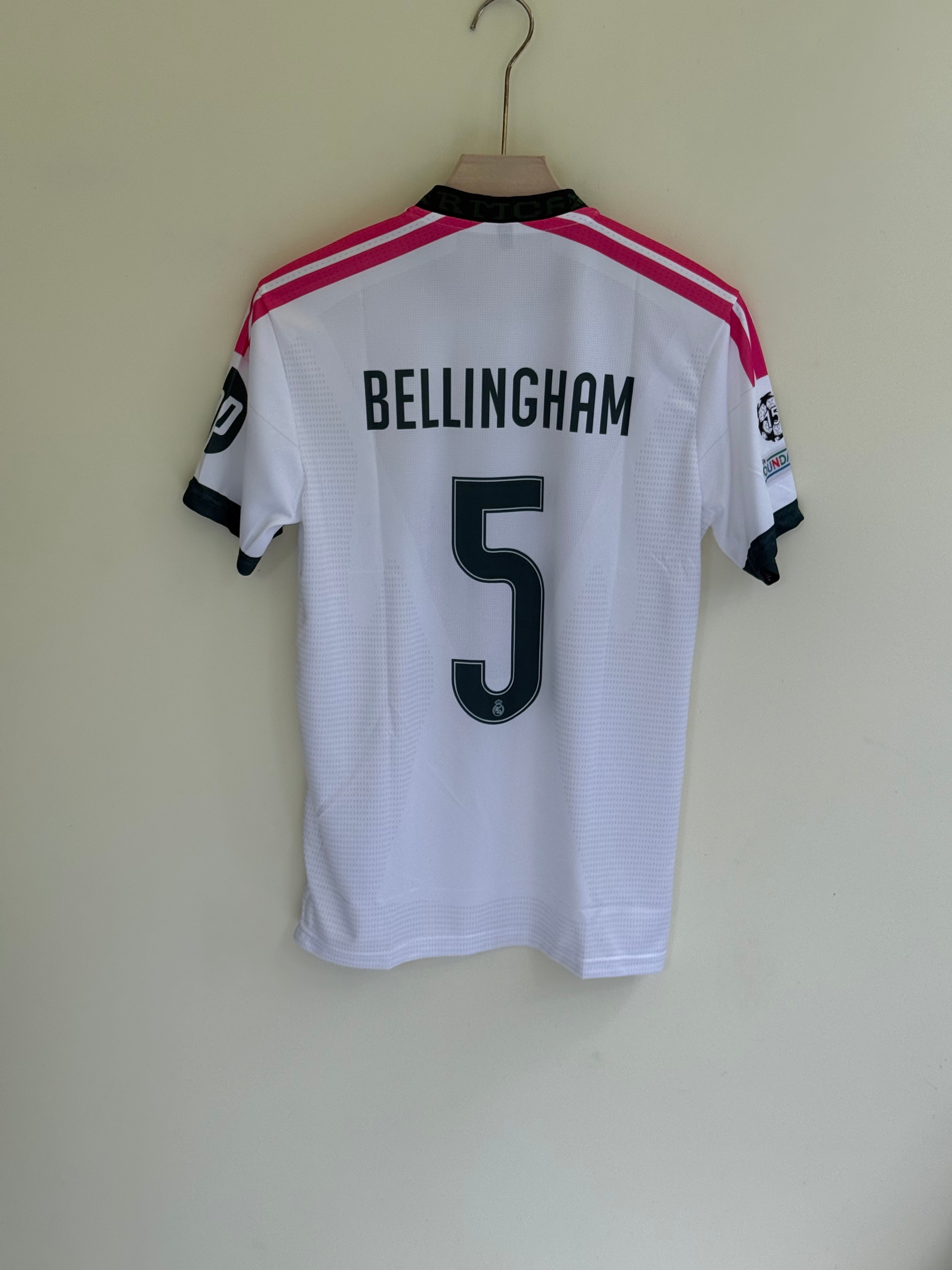 BELLINGHAM REAL MADRID HOME KIT 26/27 EMBROIDERY
