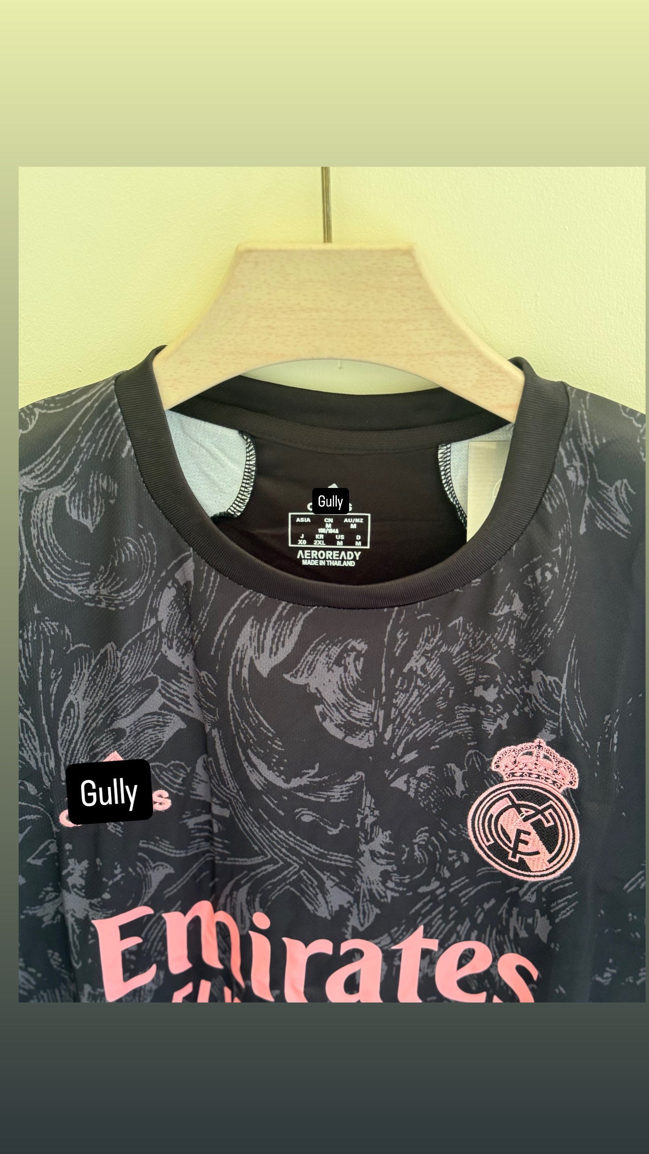 REAL MADRID  THIRD KIT 20/21 MASTER QUALITY EMBROIDERY