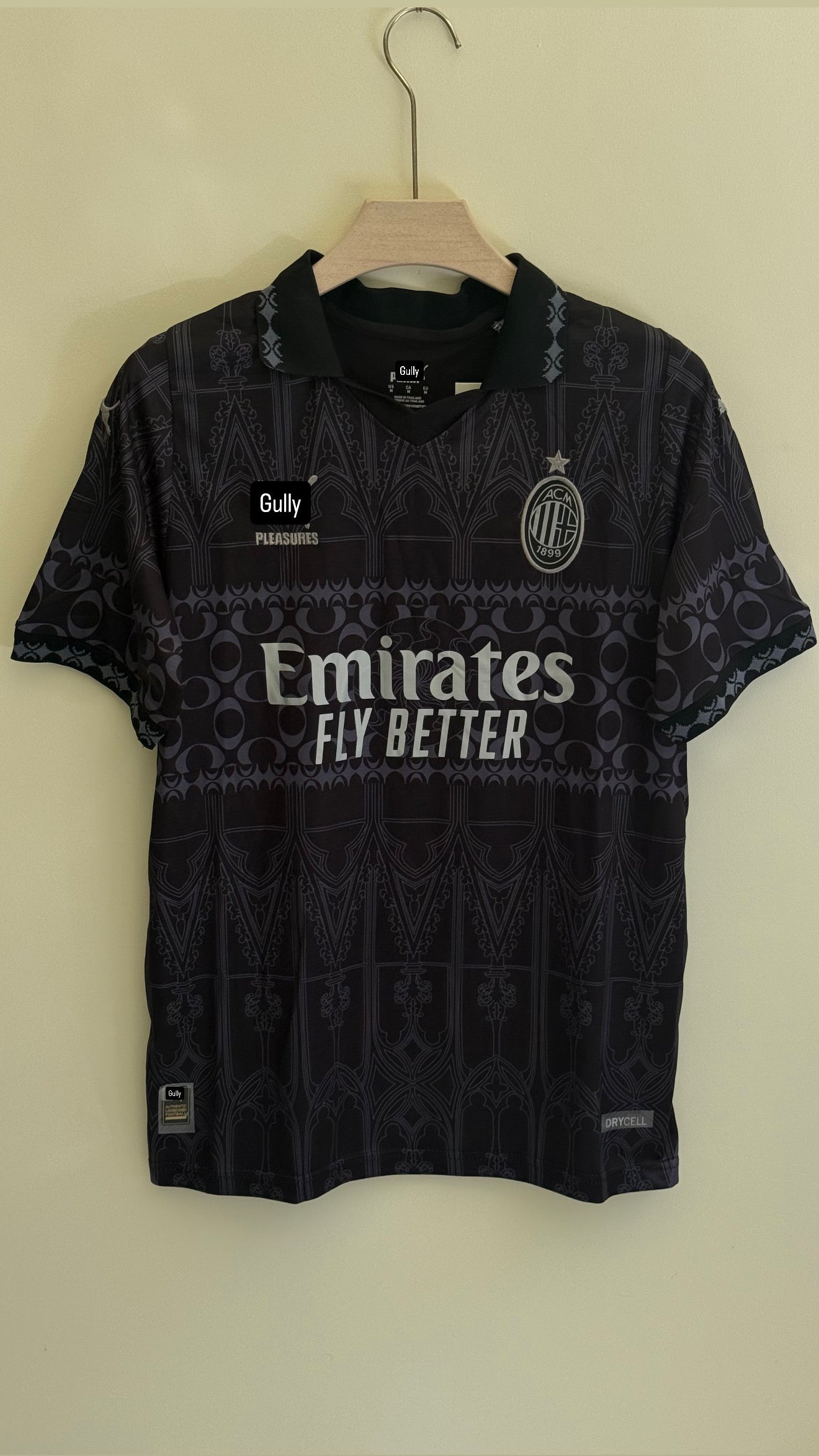 AC MILAN 24/25 4th KIT POLO MASTER QUALITY EMBROIDERY