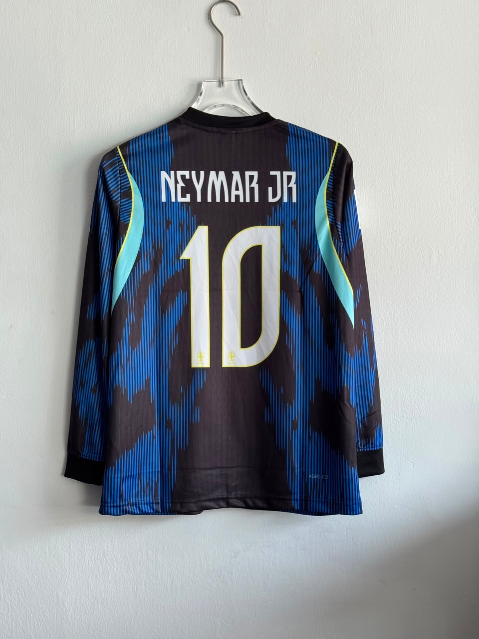 NEYMAR BRAZIL 2026 WORLD CUP AWAY KIT FULL SLEEV EMBROIDERY