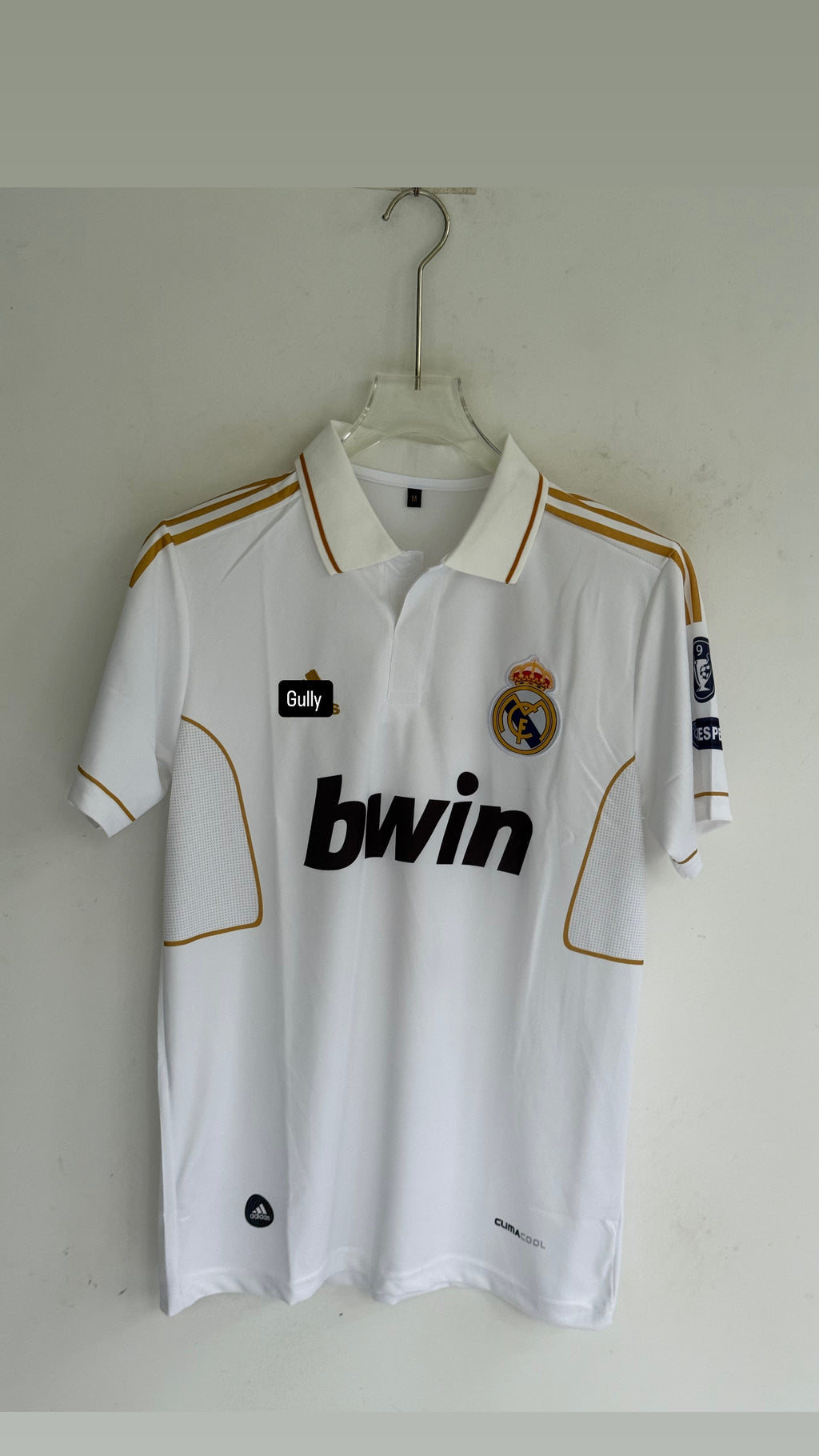 RAMOS REAL MADRID 2012 HOME KIT POLO EMBROIDERY
