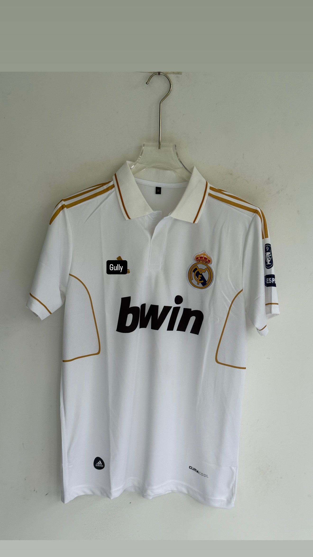 RAMOS REAL MADRID 2012 HOME KIT POLO EMBROIDERY