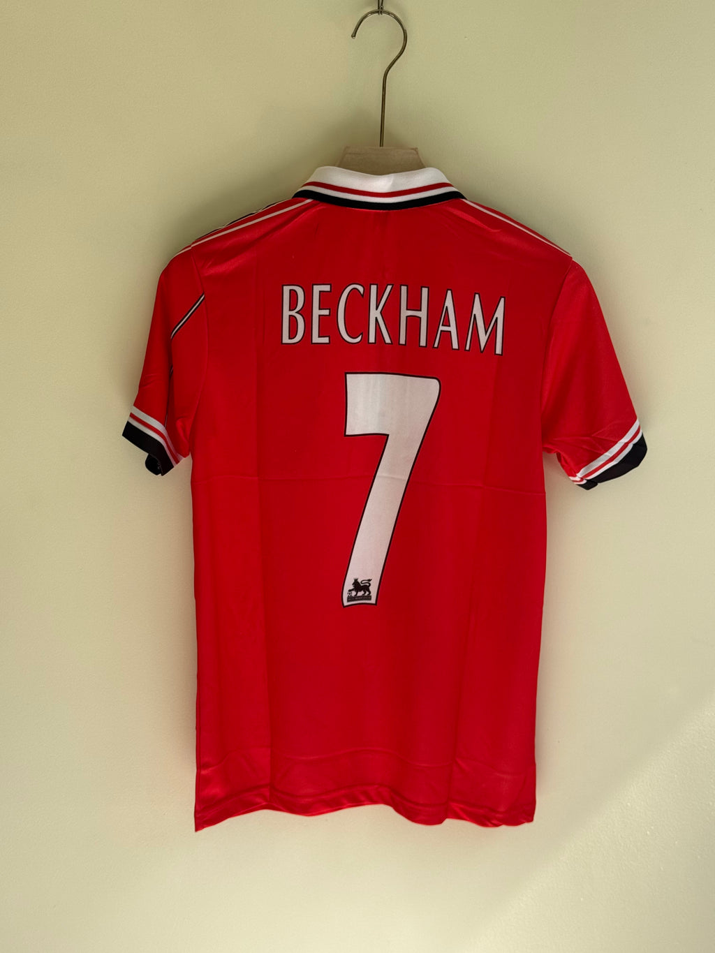 BECKHAM UNITED HOME KIT 1998 POLO EMBROIDERY