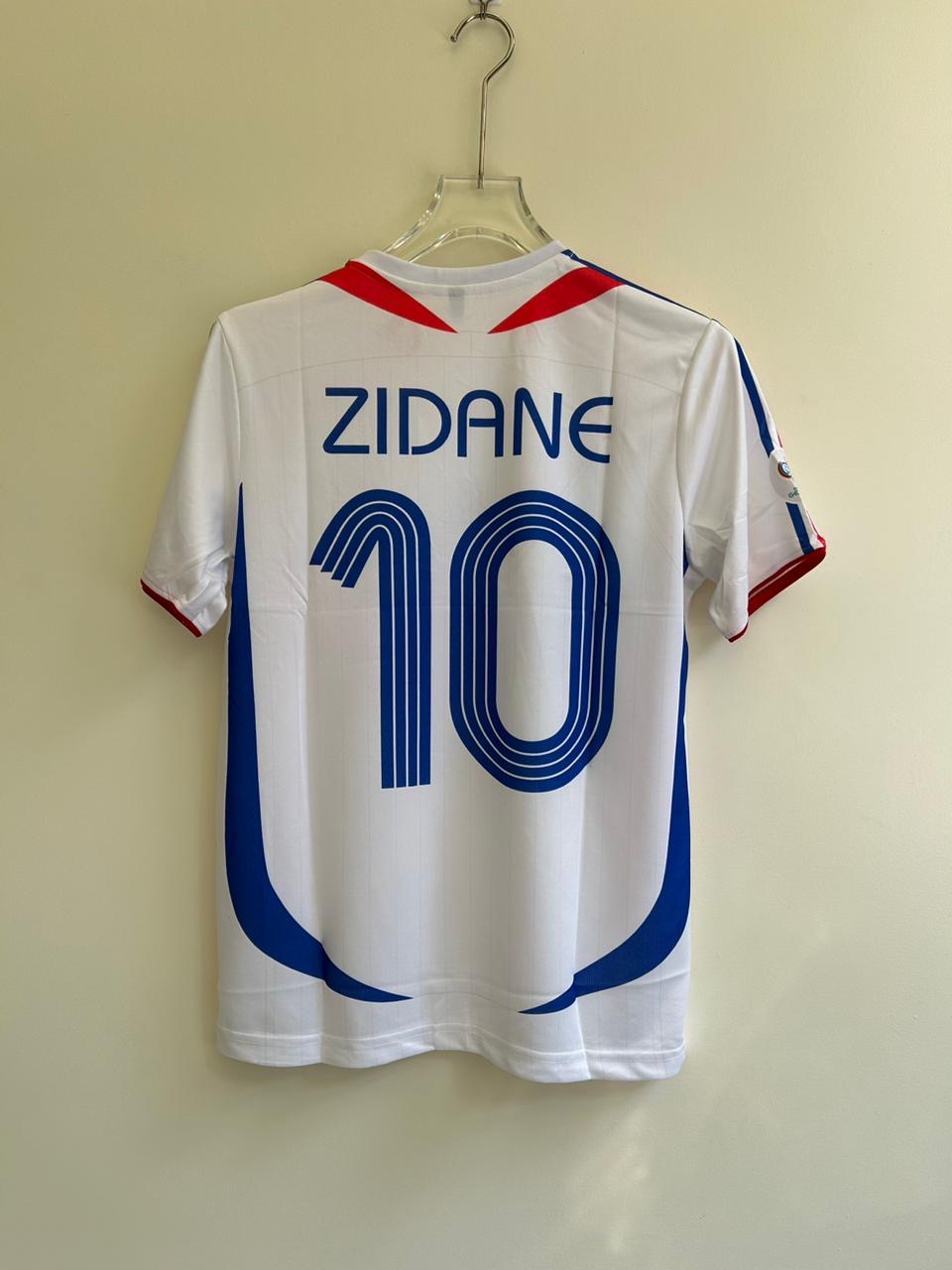 ZIDANE FRANCE 2006 AWAY KIT EMBROIDERY
