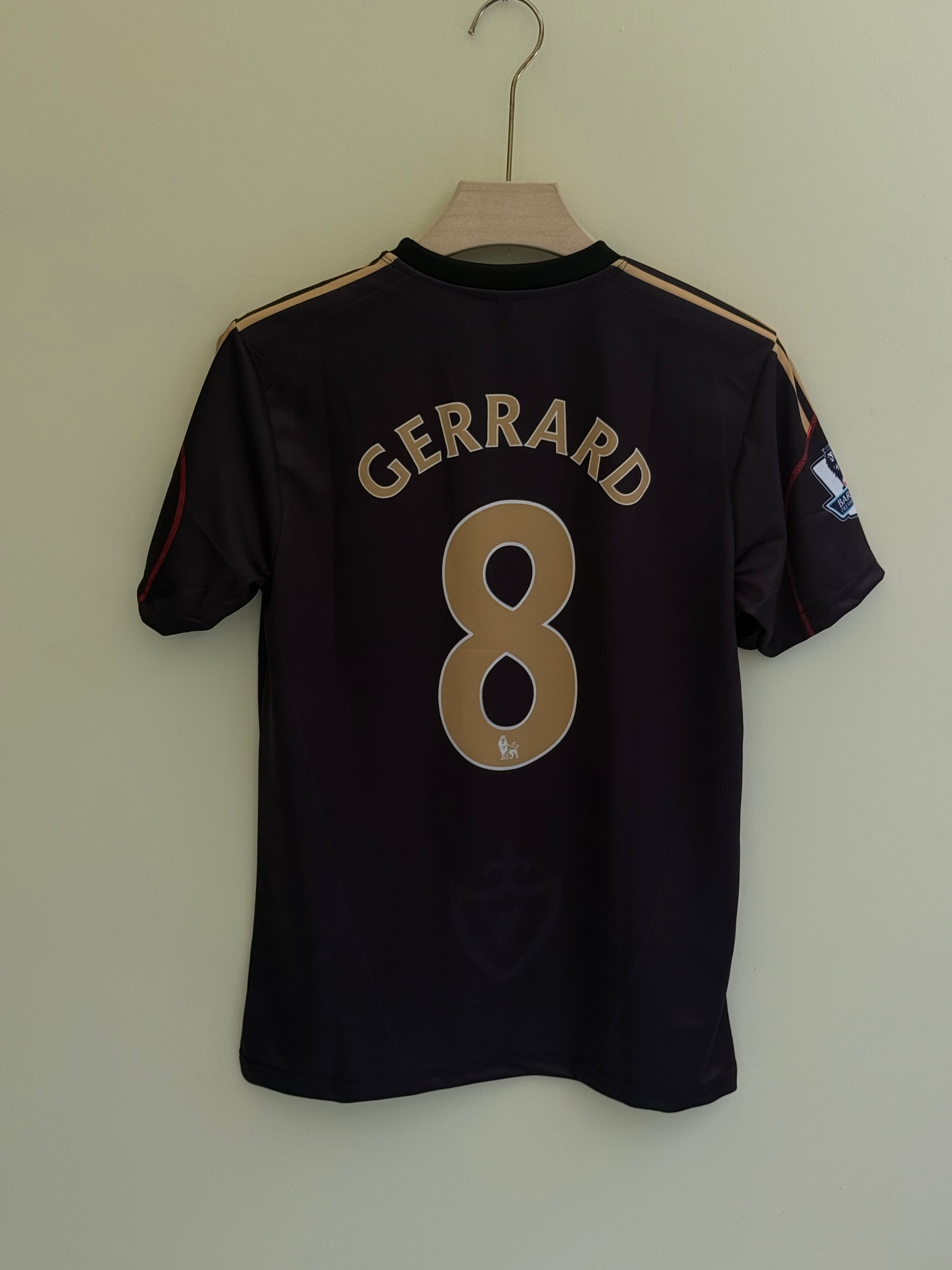 GERRARD LIVERPOOL 2009/10 AWAY EMBROIDERY