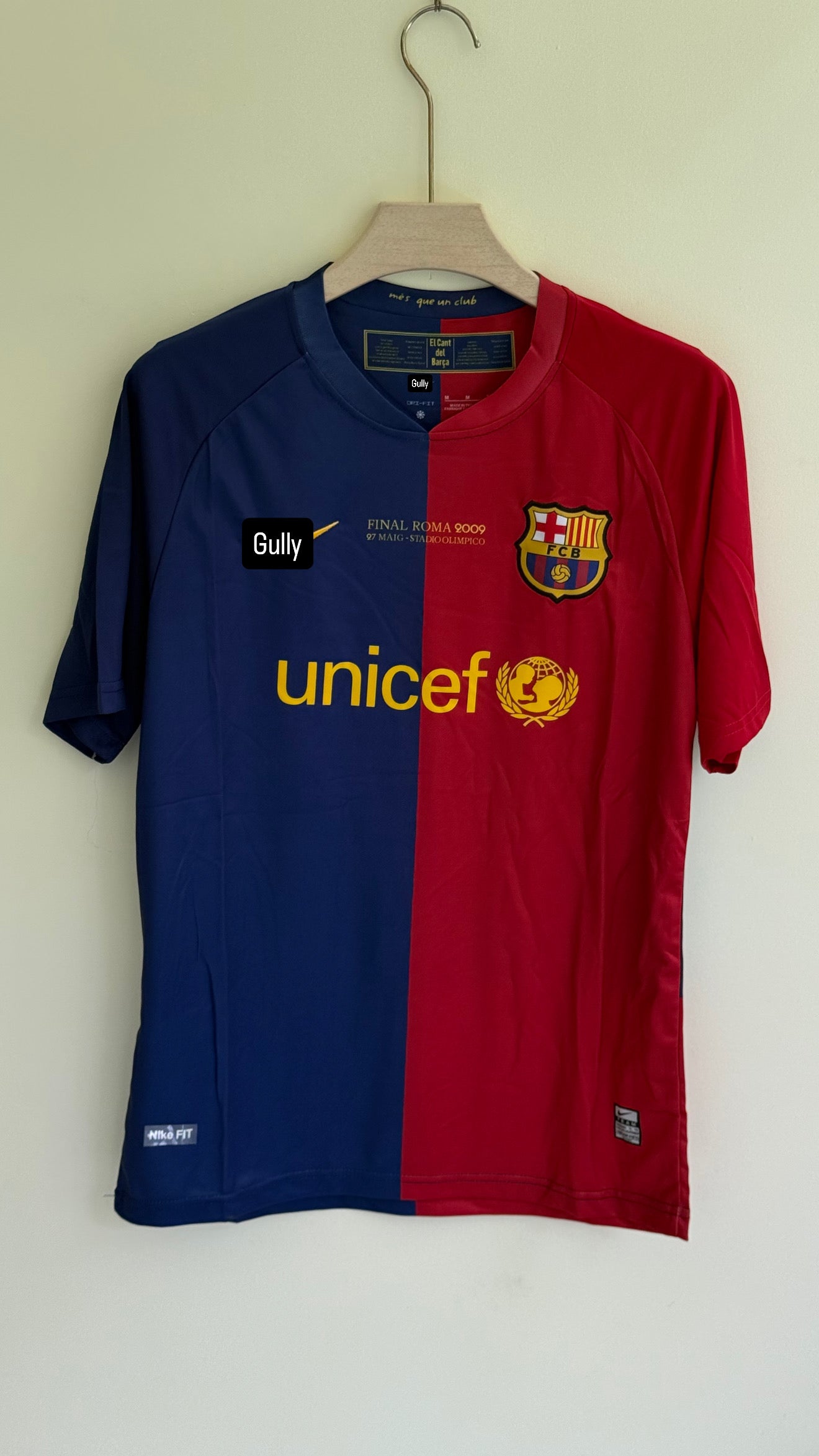 BARCELONA HOME KIT 2009 MASTER QUALITY EMBROIDERY