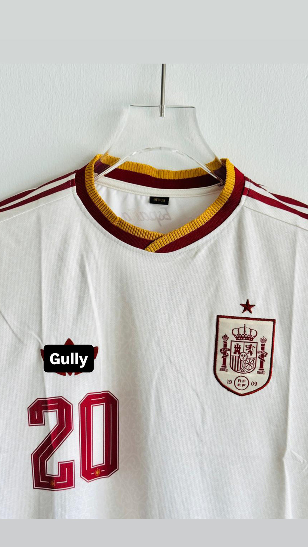 PEDRI SPAIN WORLD CUP 2026 AWAY KIT EMBROIDERY