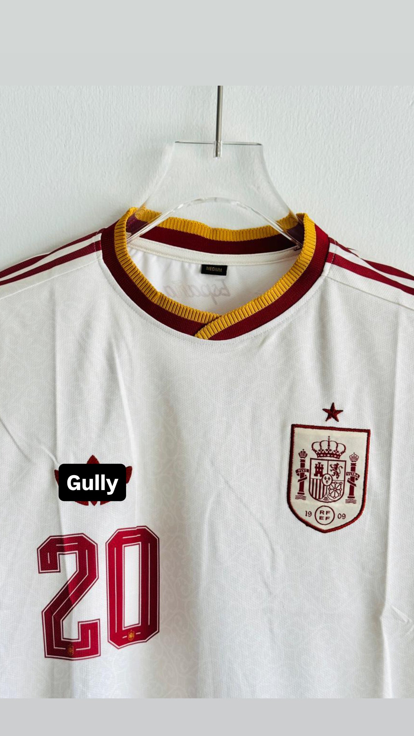 PEDRI SPAIN WORLD CUP 2026 AWAY KIT EMBROIDERY
