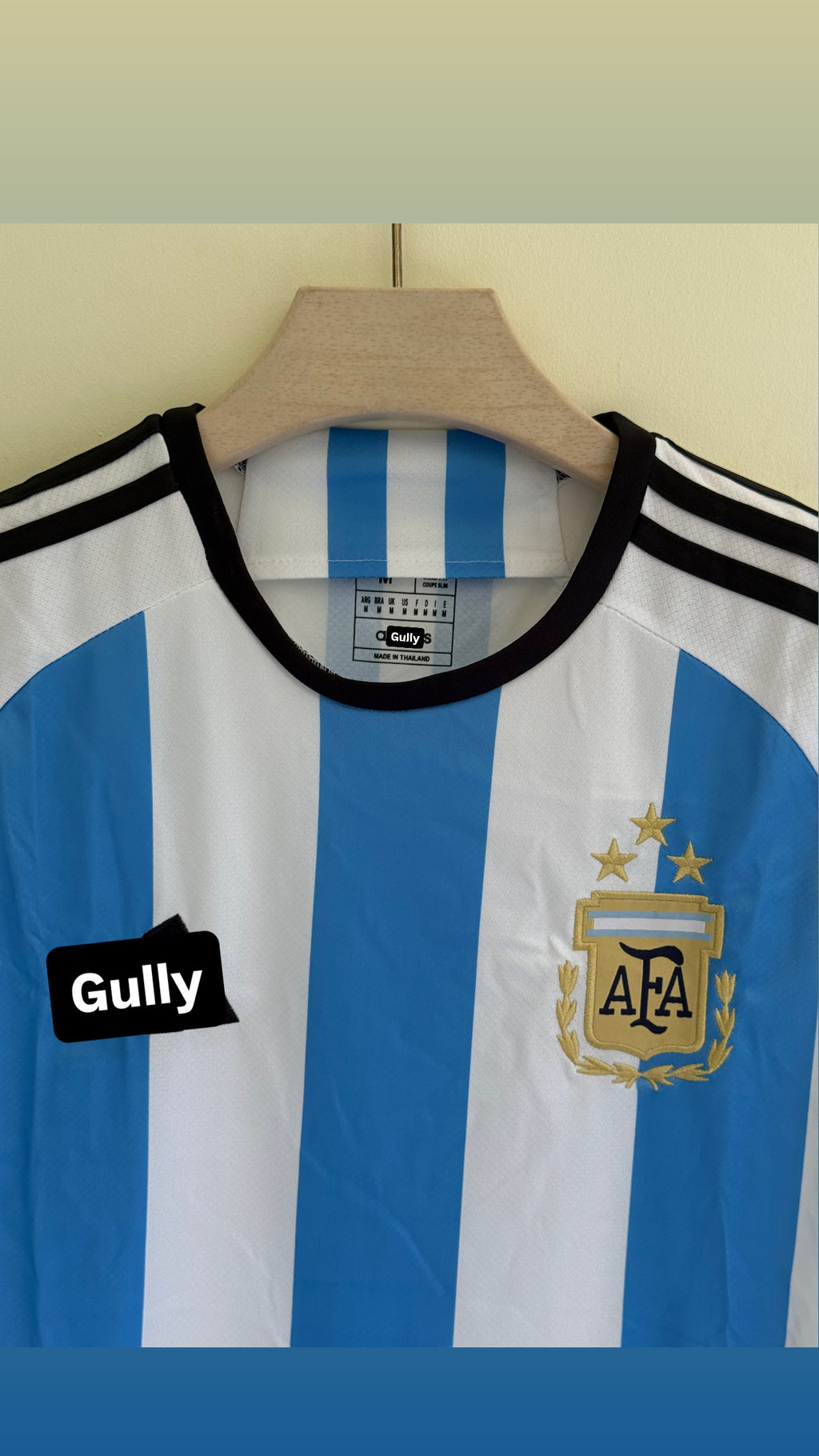 ARG 2022 WORLD CUP HOME KIT EMBROIDERY MASTER QUALITY