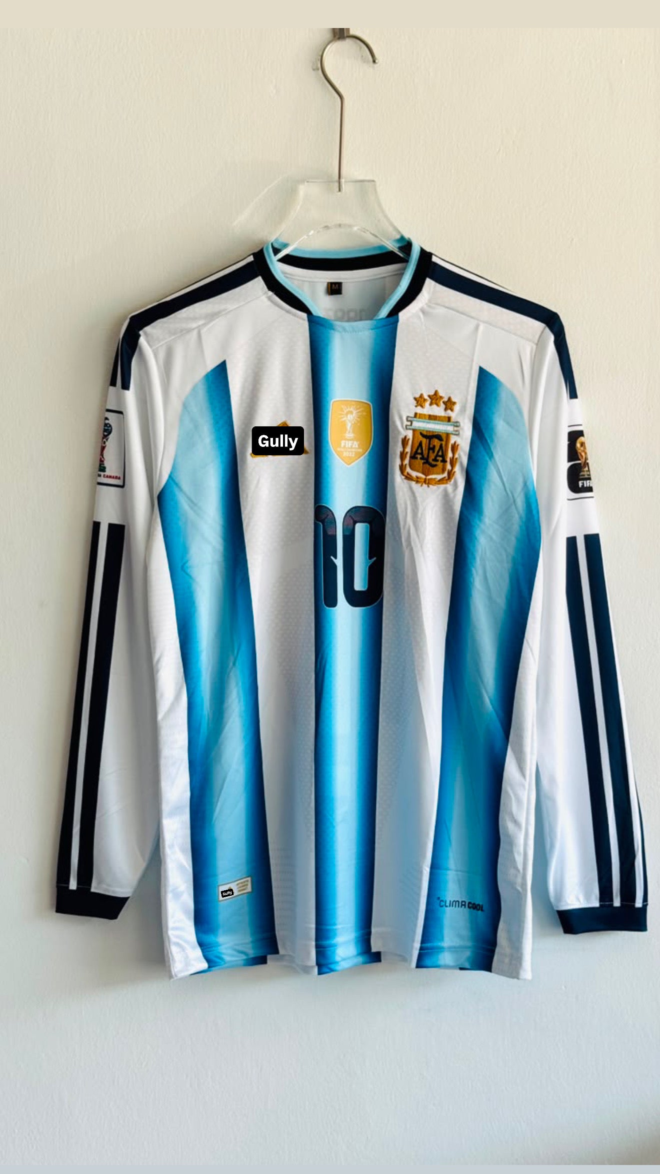 MESSI ARGENTINA WORLD CUP KIT 2026 HOME KIT FULL SLEEV EMBROIDERY