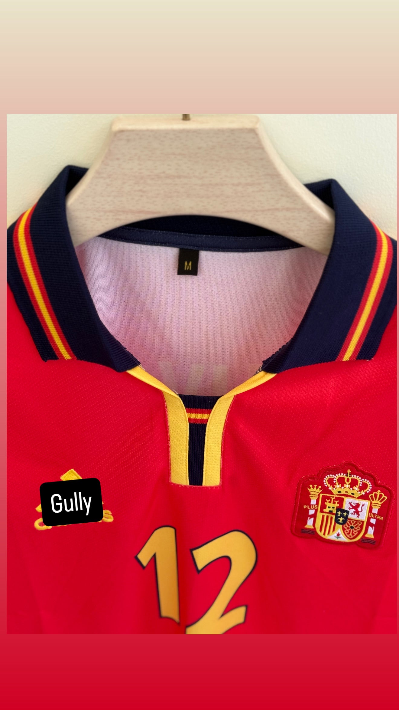 PUYOL SPAIN 2000 HOME KIT POLO FIVE SLEEV EMBROIDERY
