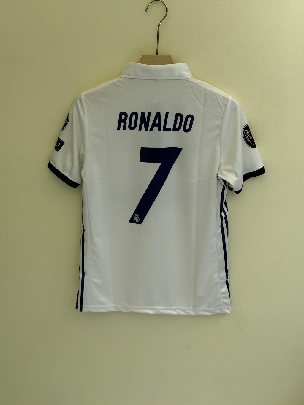 RONALDO REAL MADRID 2016 HOME KIT POLO EMBROIDERY