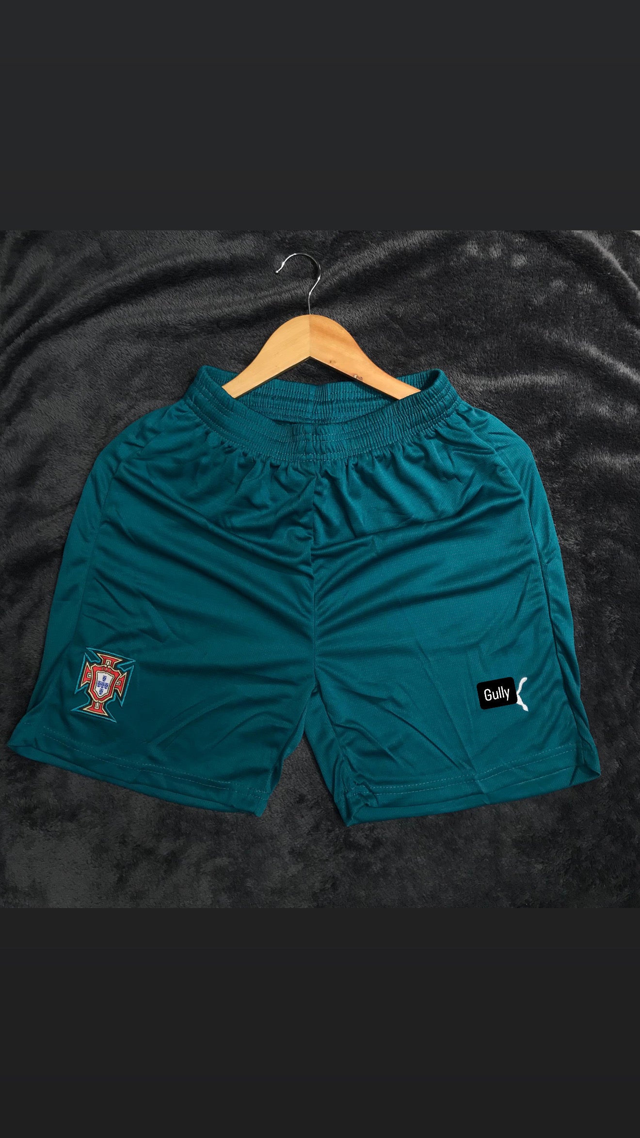 PORTUGAL WORLD CUP HOME KIT SHORTS EMBROIDERY