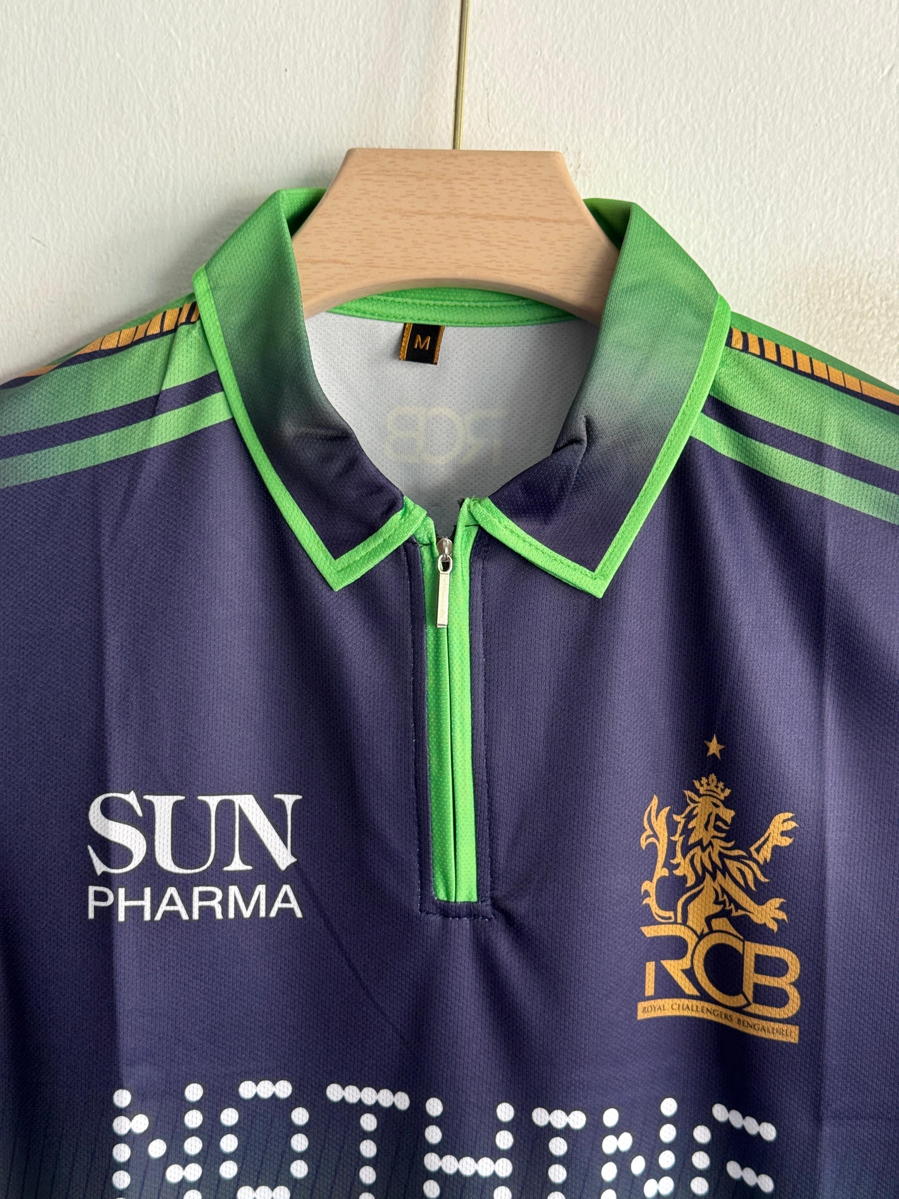 KOHLI RCB AWAY KIT POLO ZIP