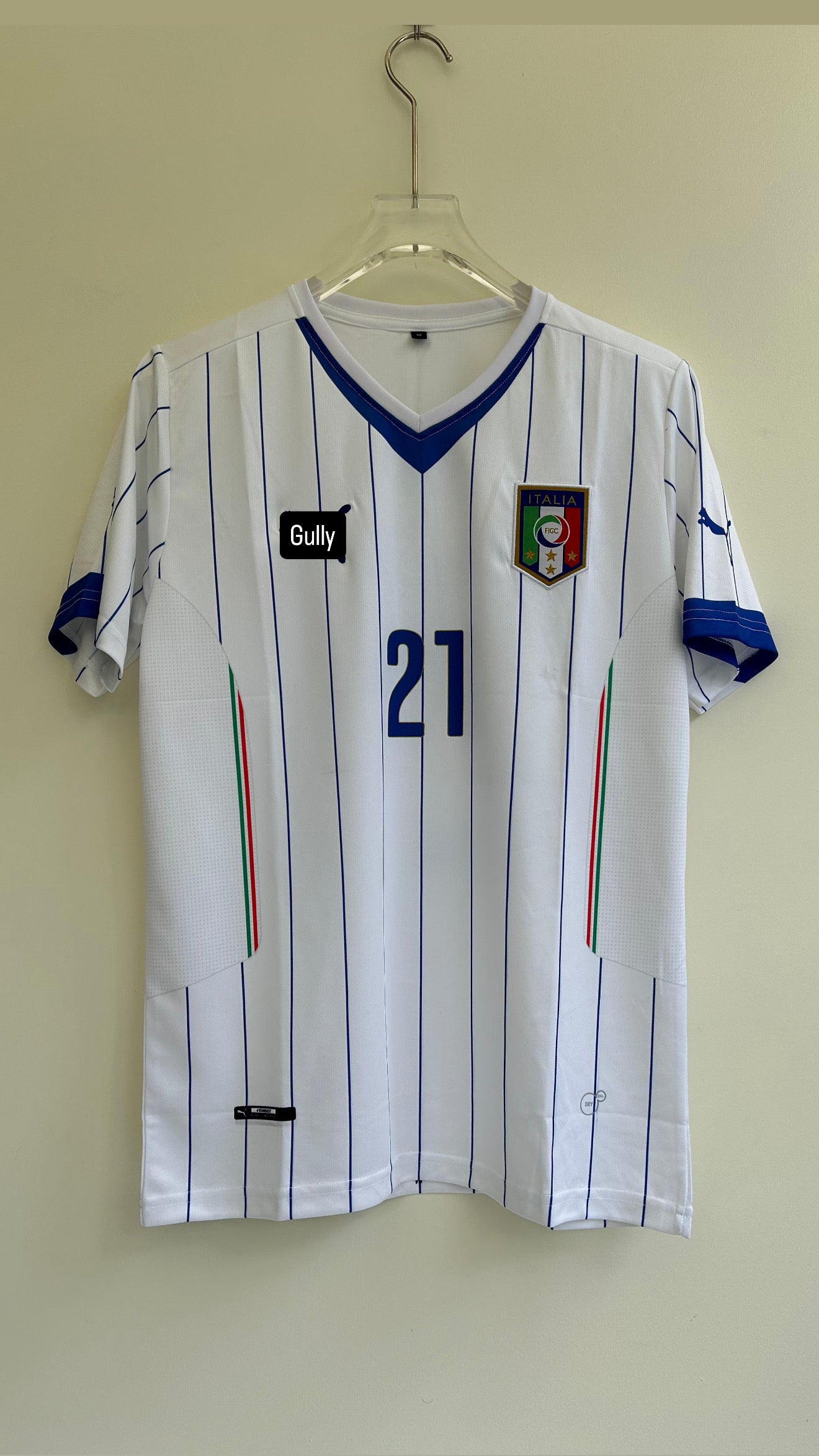 PIRLO ITALY 2014 AWAY KIT EMBROIDERY