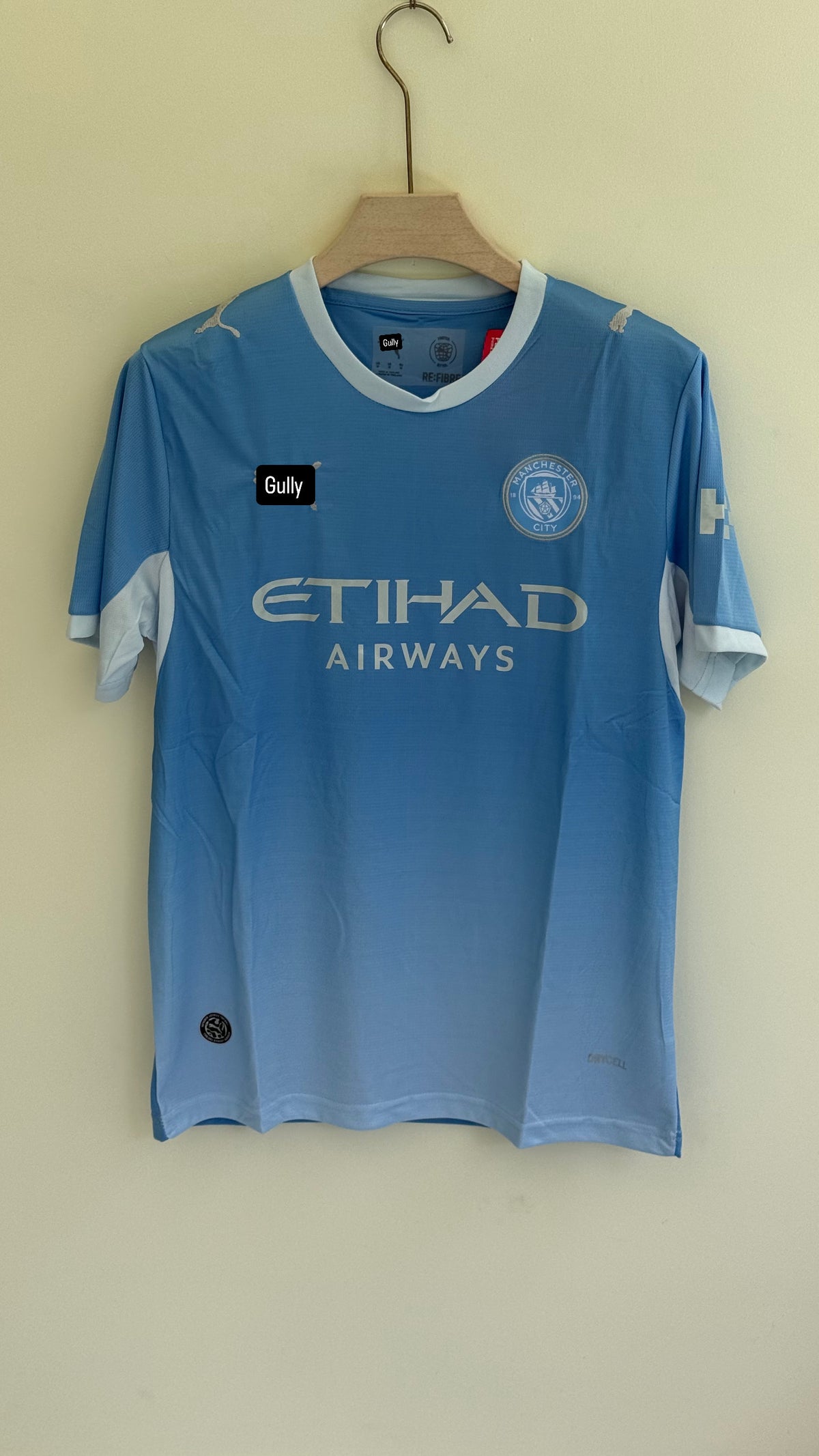 MANCHESTER CITY 26/27 HOME KIT EMBROIDERY MASTER QUALITY - Small