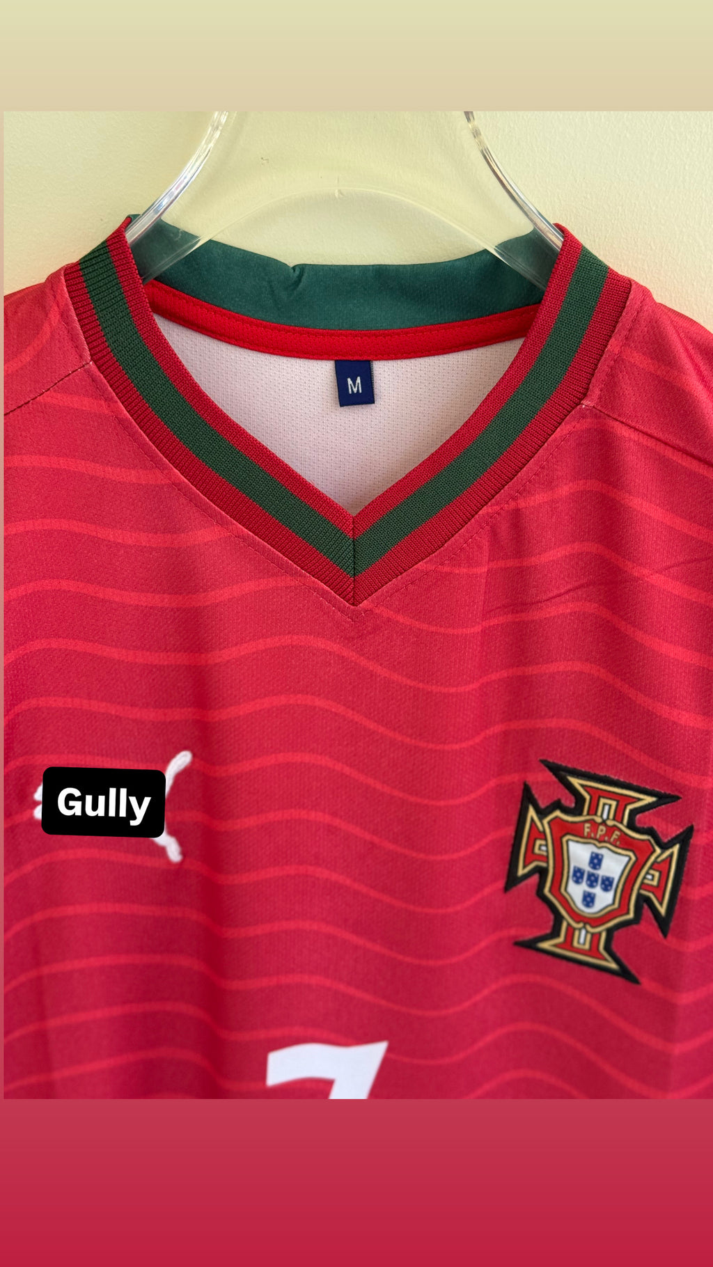 RONALDO PORTUGAL HOME WORLD CUP  KIT EMBROIDERY