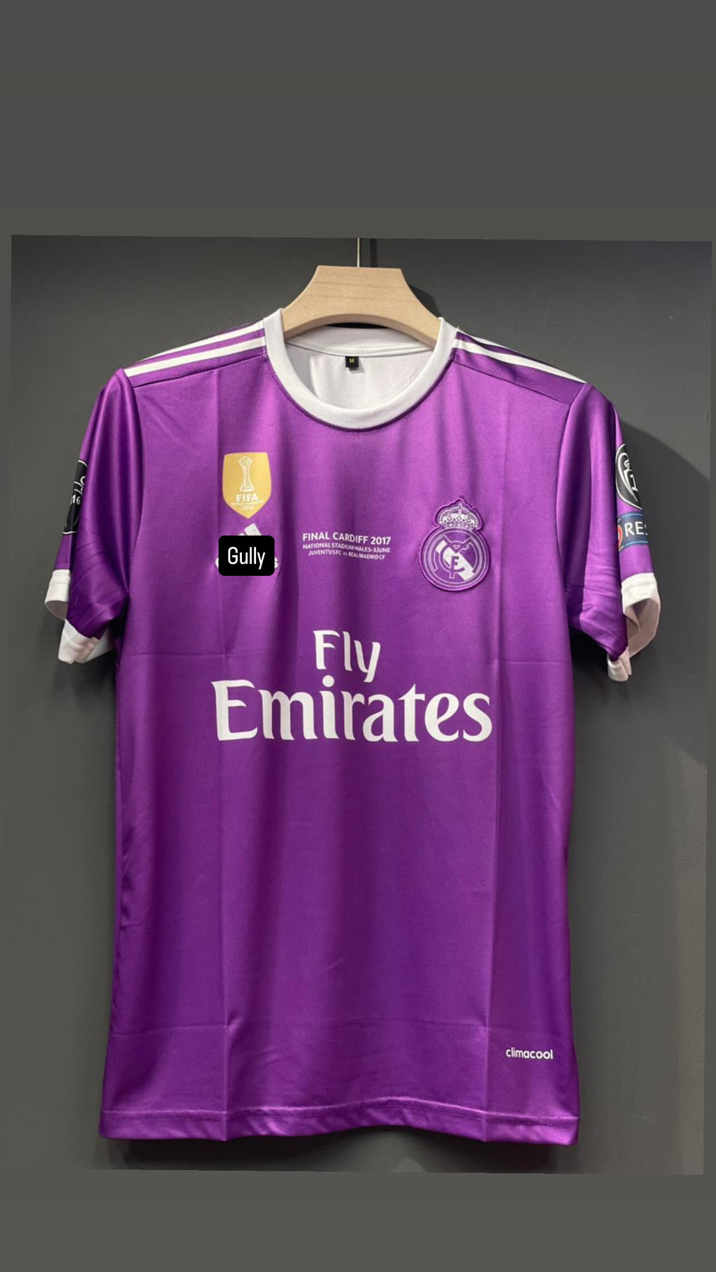 RONALDO REAL MADRID 16/17 THIRD KIT EMBROIDERY