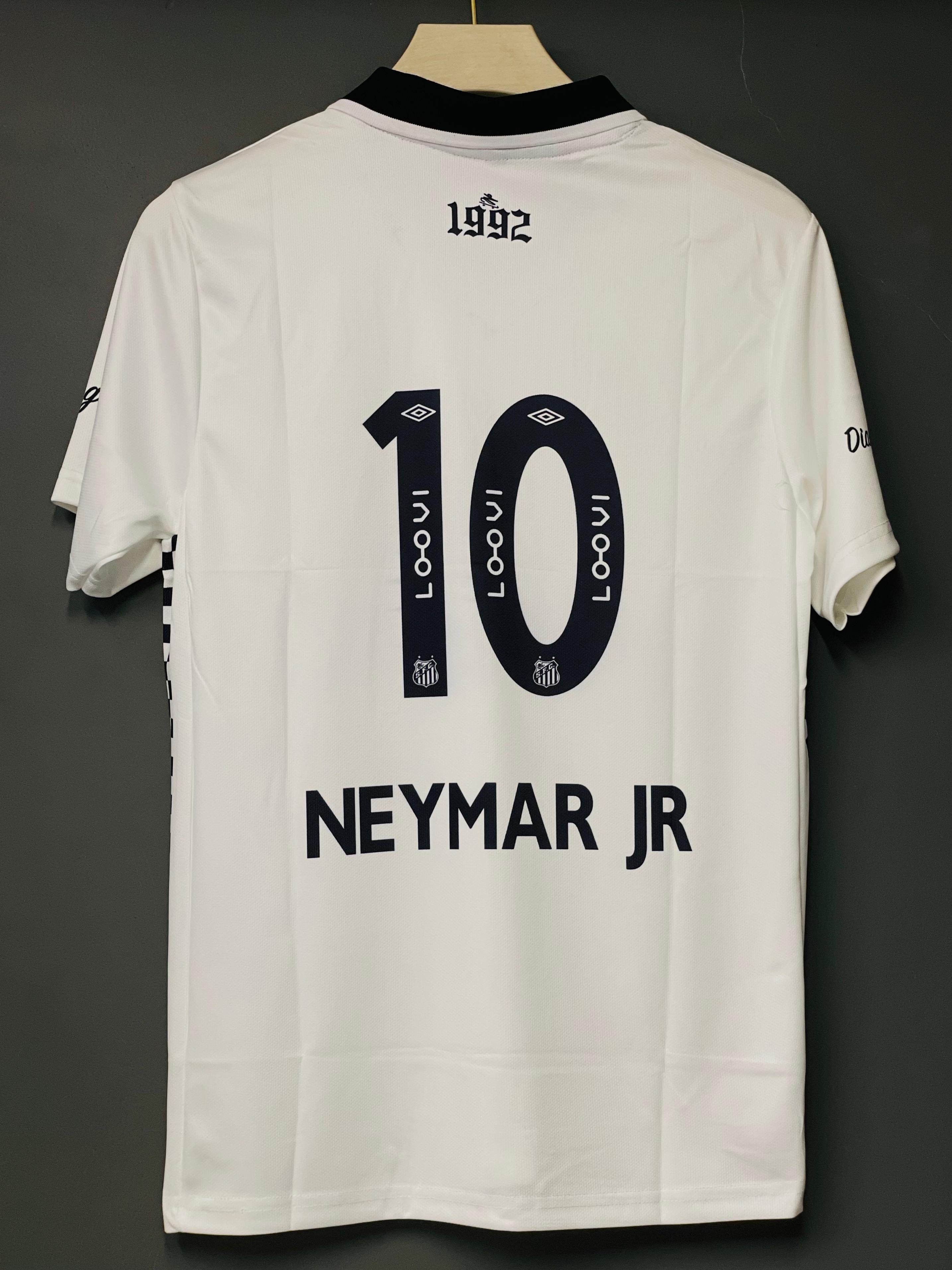 NEYMAR SANTOS WHITE CHARLIE EDITION POLO EMBROIDERY